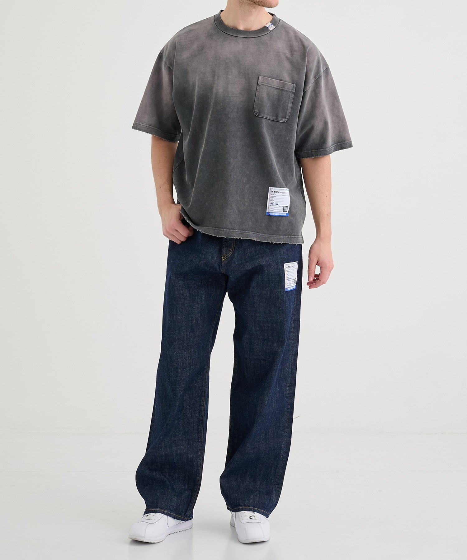 DISTRESSED SS T-SHIRTS Maison MIHARA YASUHIRO