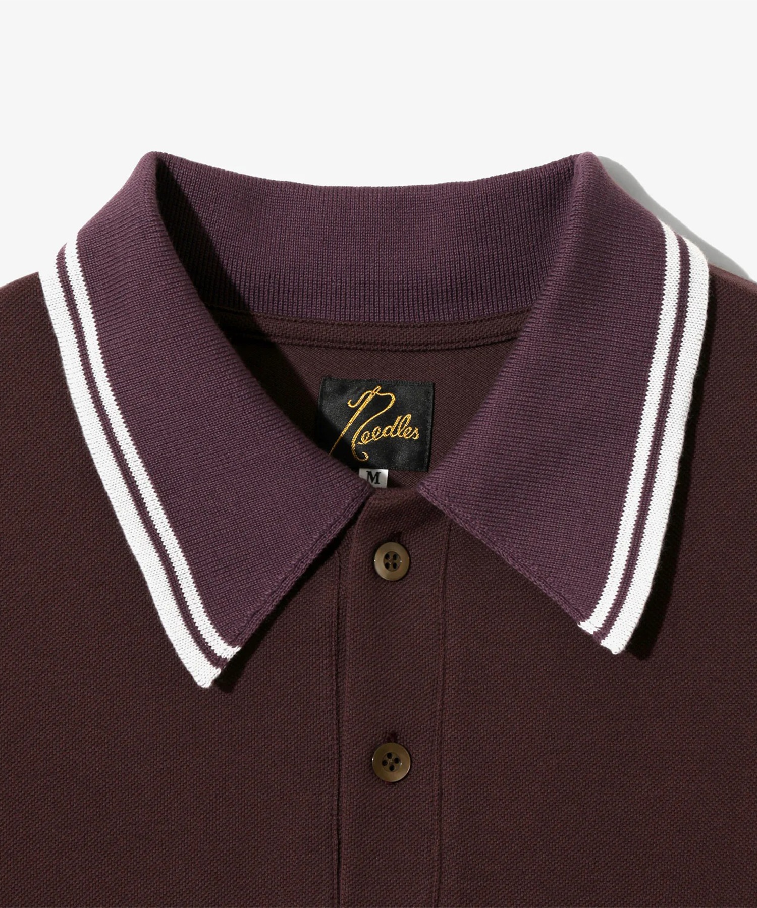 Regular Collar Polo - Cotton Pique NEEDLES