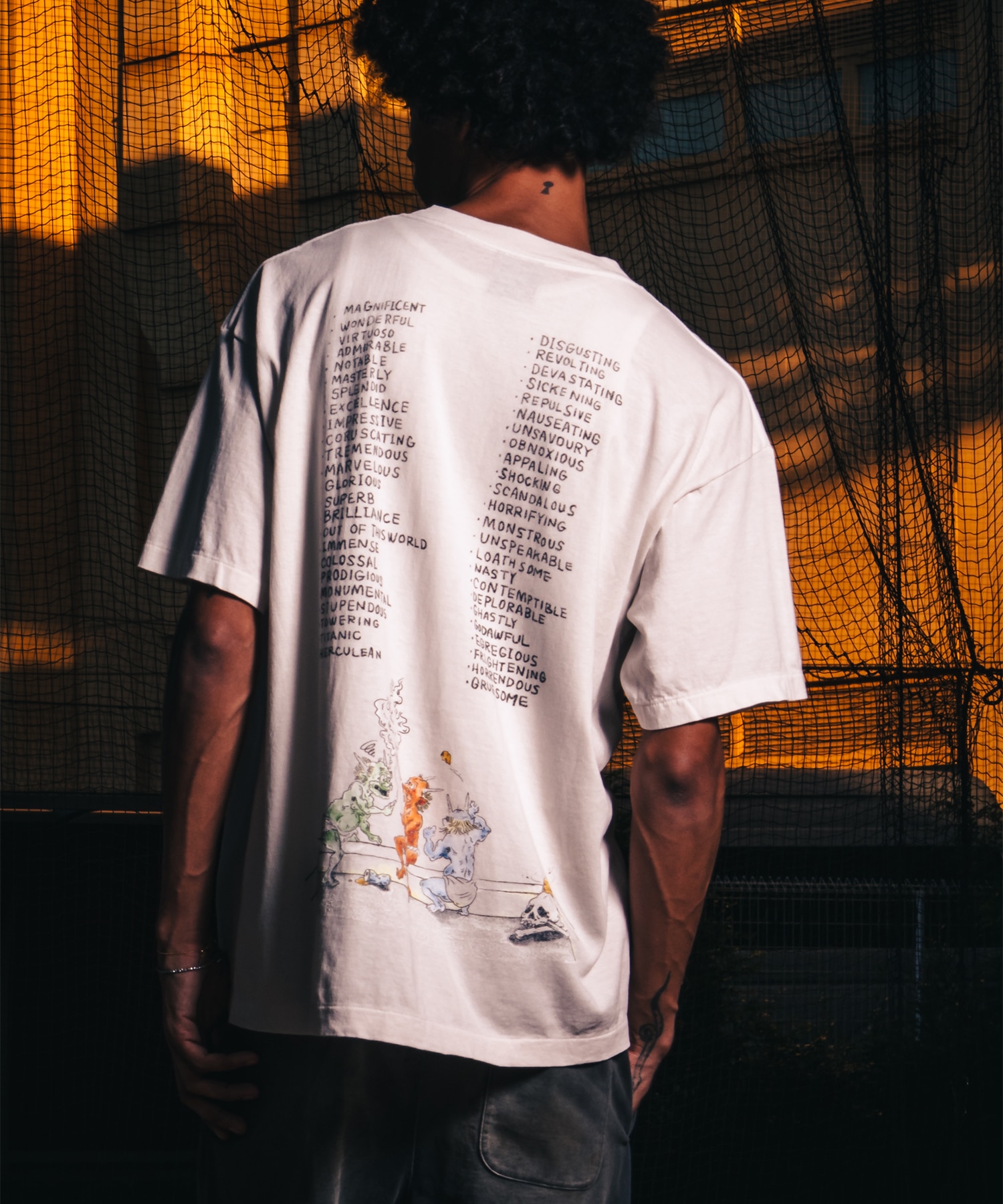 【セントマイケル】SM-MK8-0000-016/SS T-SHIRT/SAINT WET/WHITE SAINT MXXXXXX