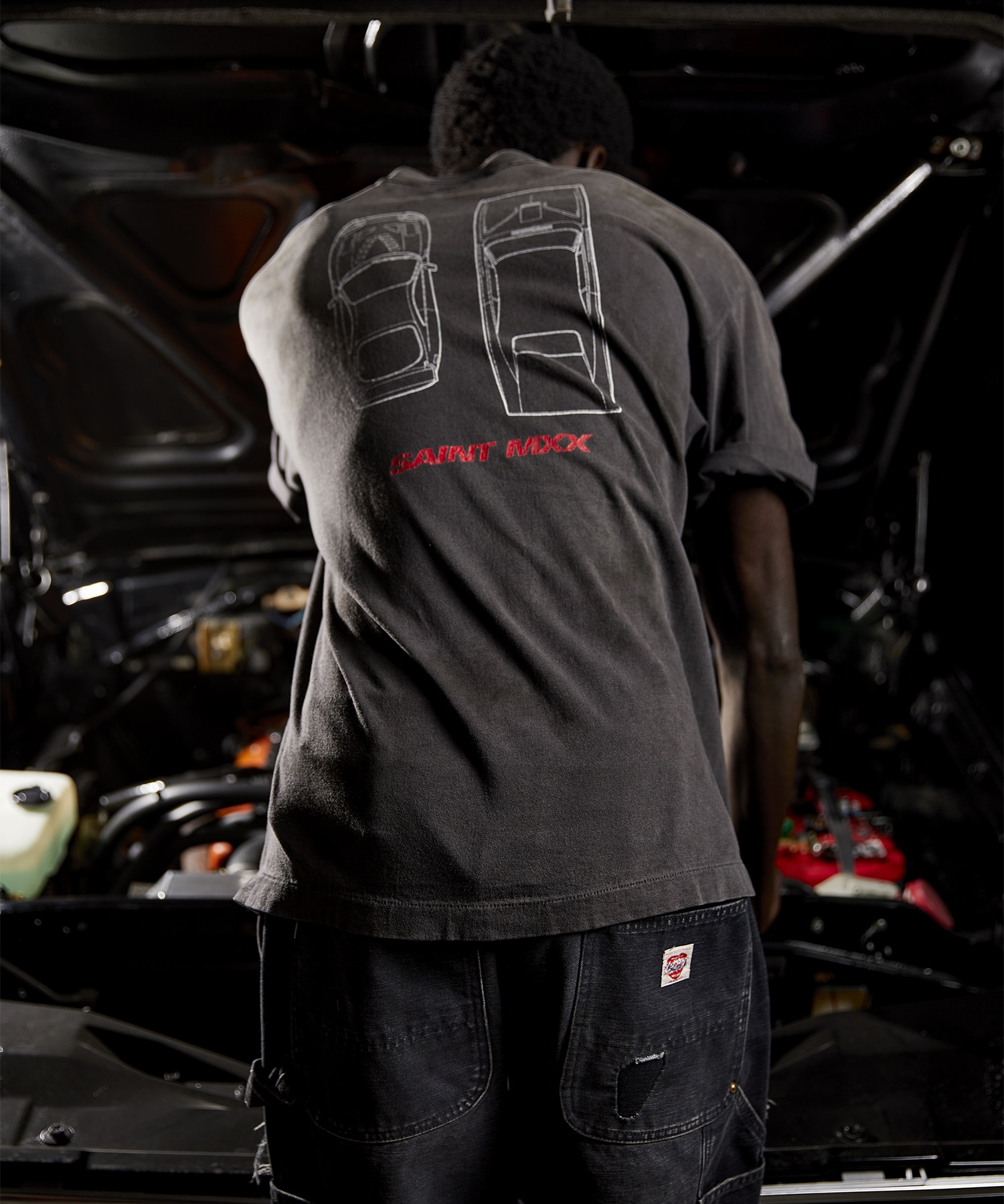 【セントマイケル】SM-MK8-0000-C06/FF_SS T-SHIRT/FAST FURIOUS/BLK SAINT MXXXXXX