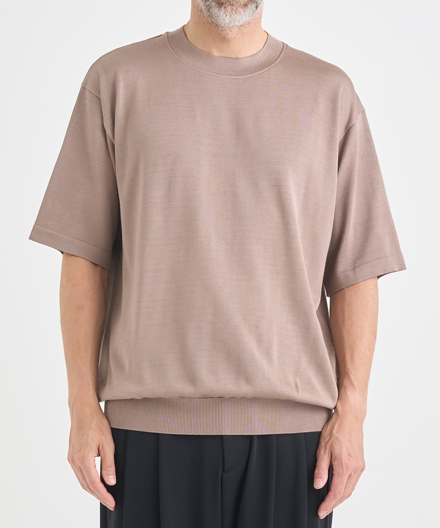 Washable Silk Knit S/S PO THE TOKYO