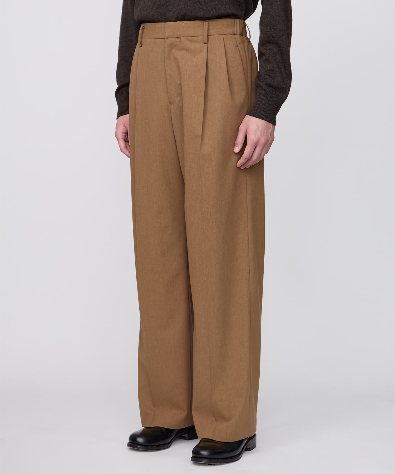TWO TUCKS WIDE TROUSERS IRENISA