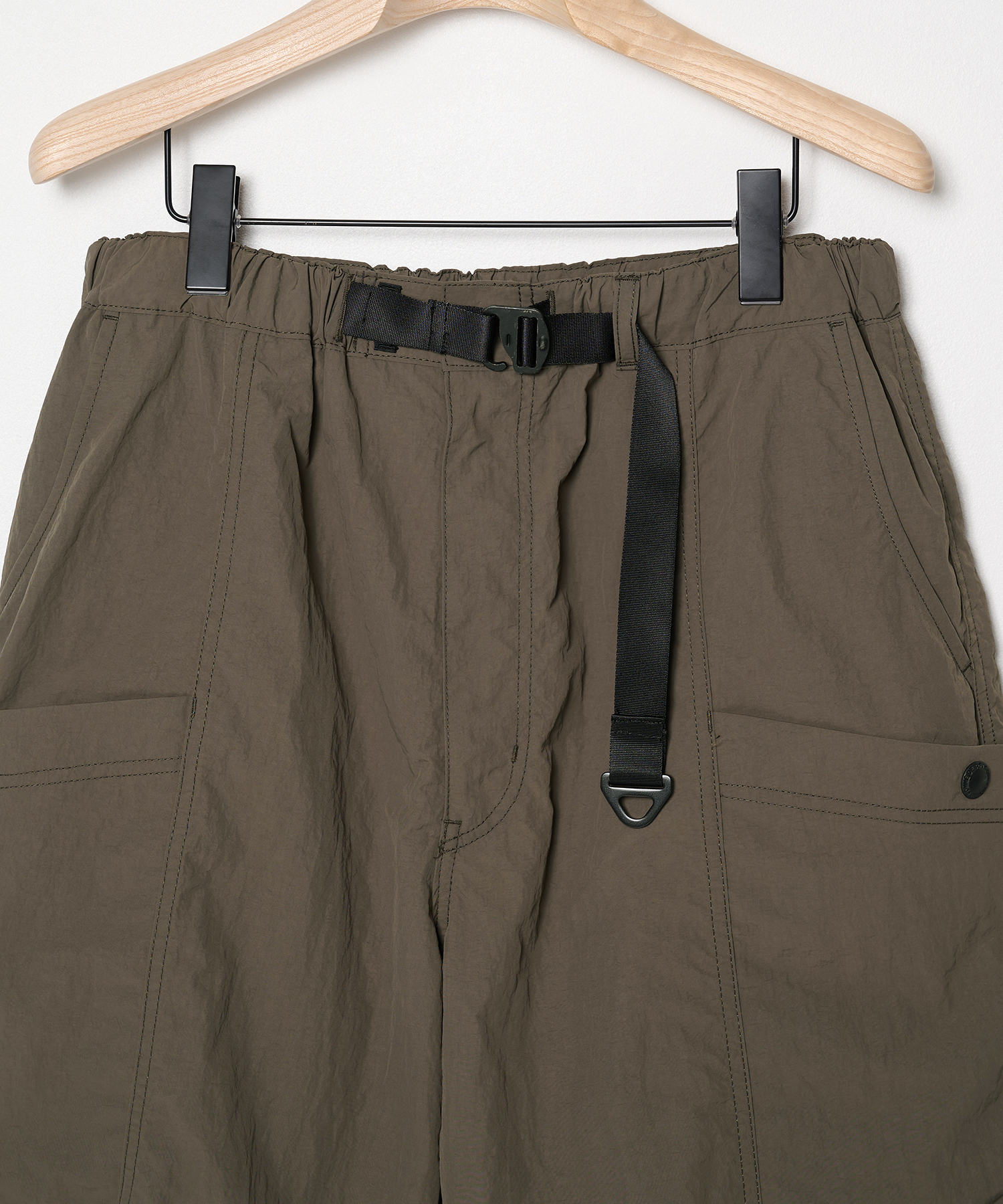 【コムデギャルソンオム】ナイロンタッサー Belt Shorts COMME des GARCONS HOMME