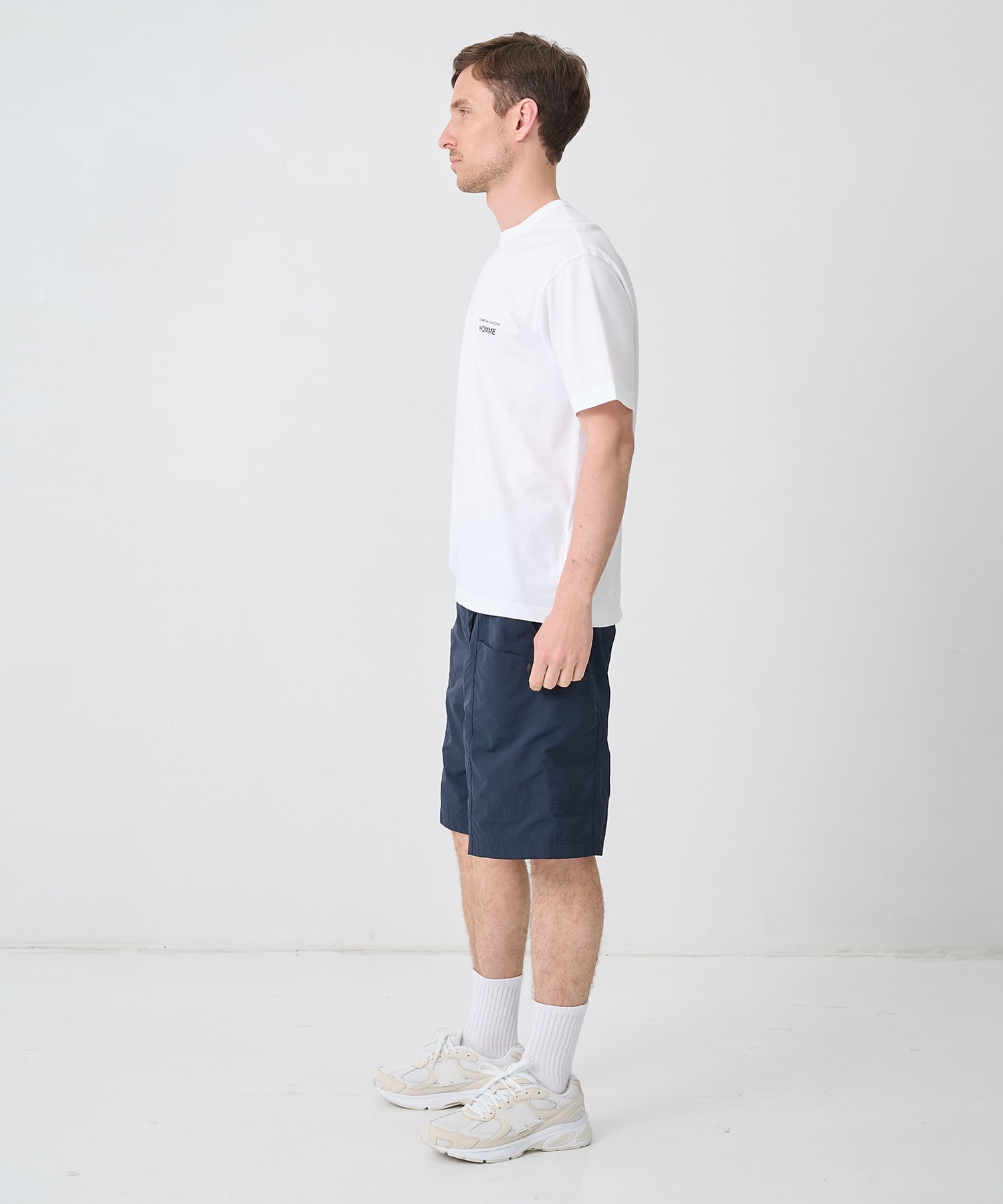 【コムデギャルソンオム】ナイロンタッサー Belt Shorts COMME des GARCONS HOMME