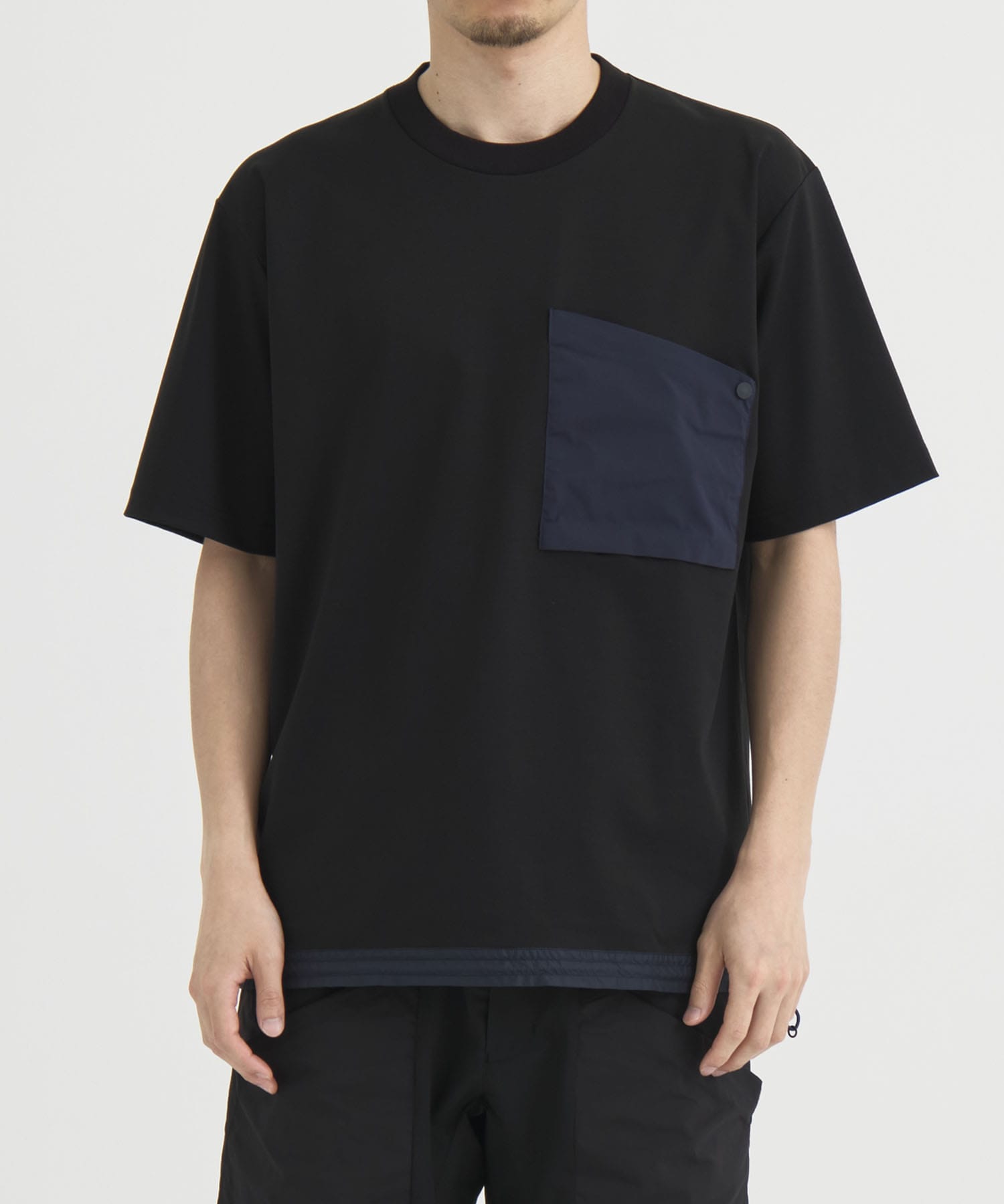 別注 DRAW CORD S/S POCKET TEE White Mountaineering