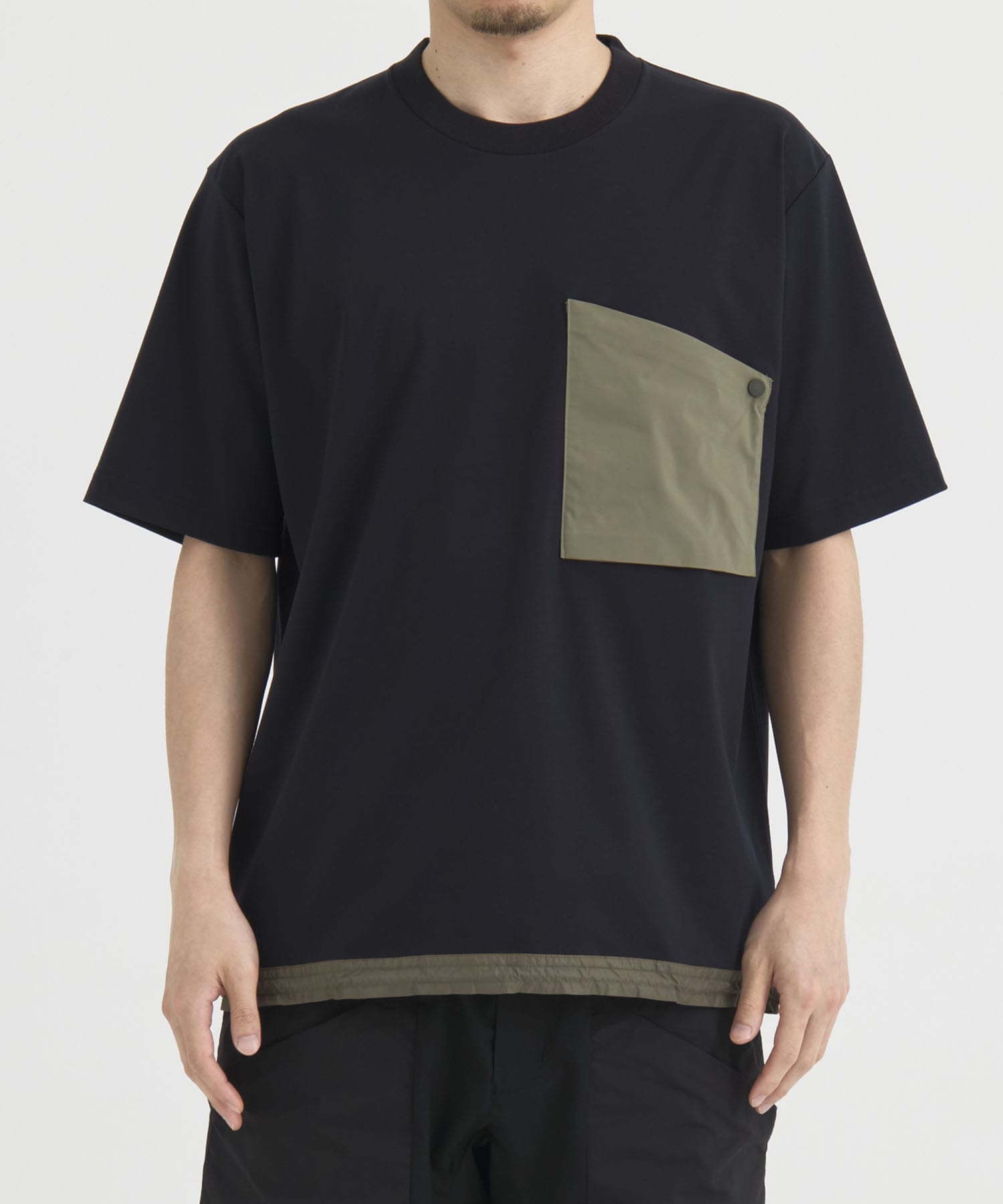 別注 DRAW CORD S/S POCKET TEE White Mountaineering