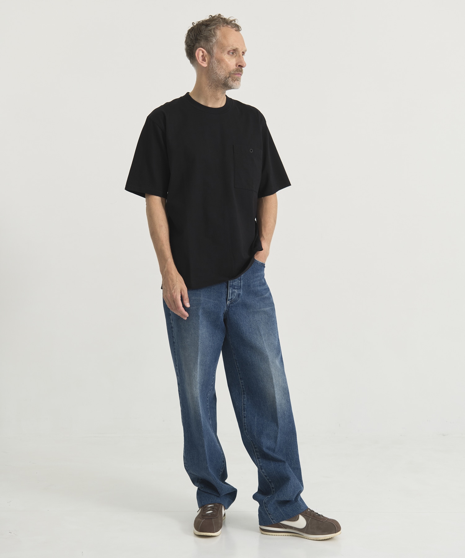 別注 ONE EYELET POCKET TEE White Mountaineering