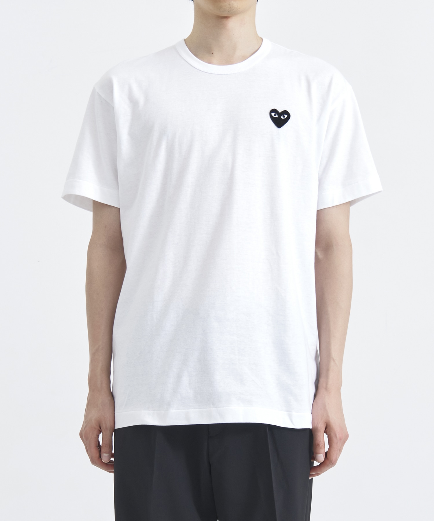 T-SHIRT BLACK BLACK HEART PLAY COMME des GARCONS