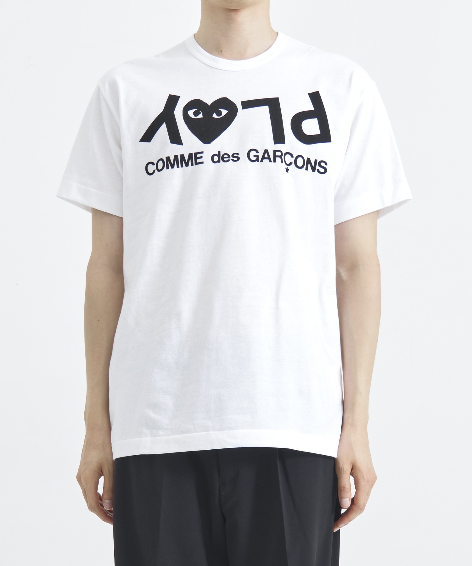T-SHIRT LOGO PRINT PLAY LOGO PLAY COMME des GARCONS