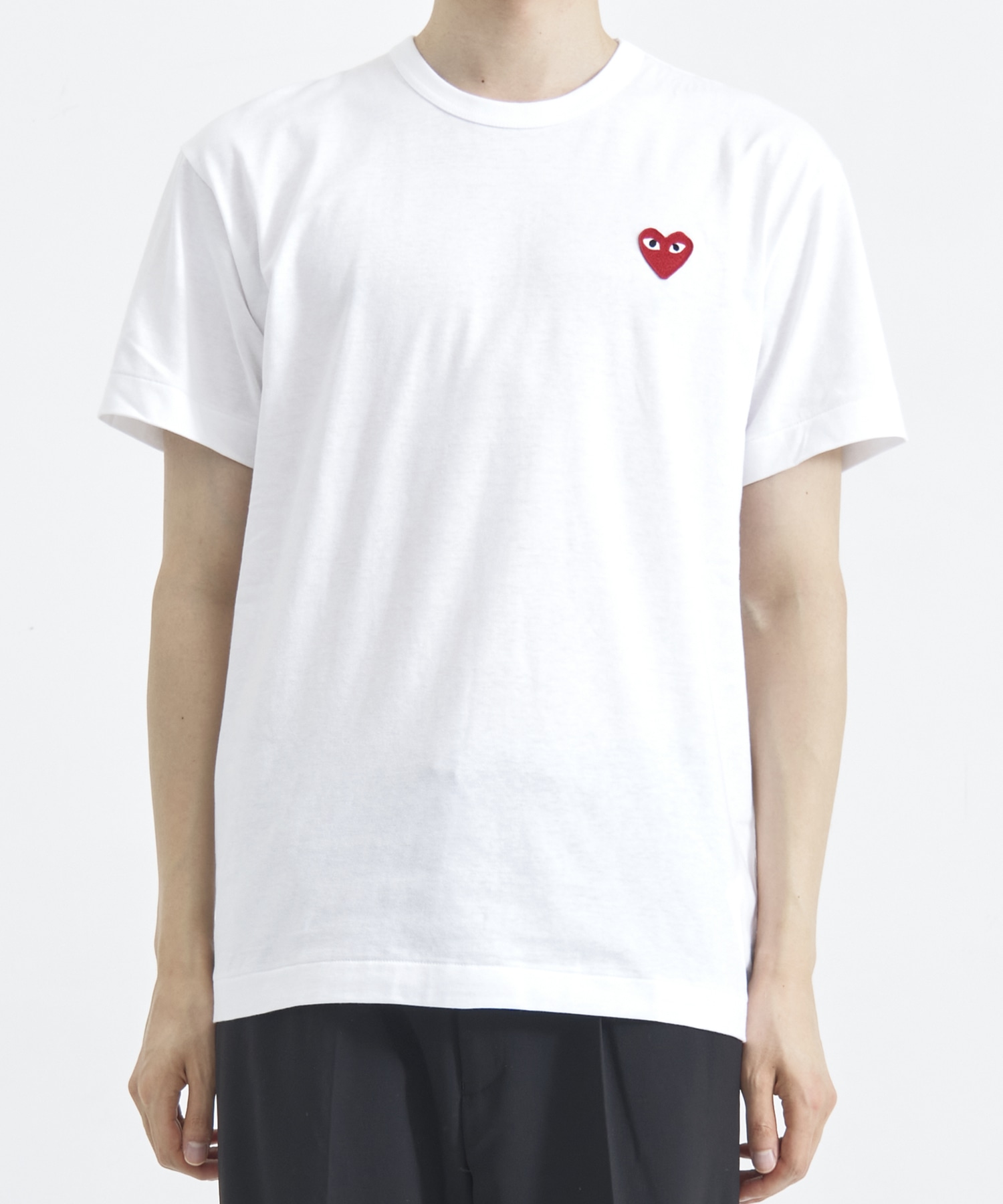 T-SHIRT RED EMBLEM RED HEART PLAY COMME des GARCONS