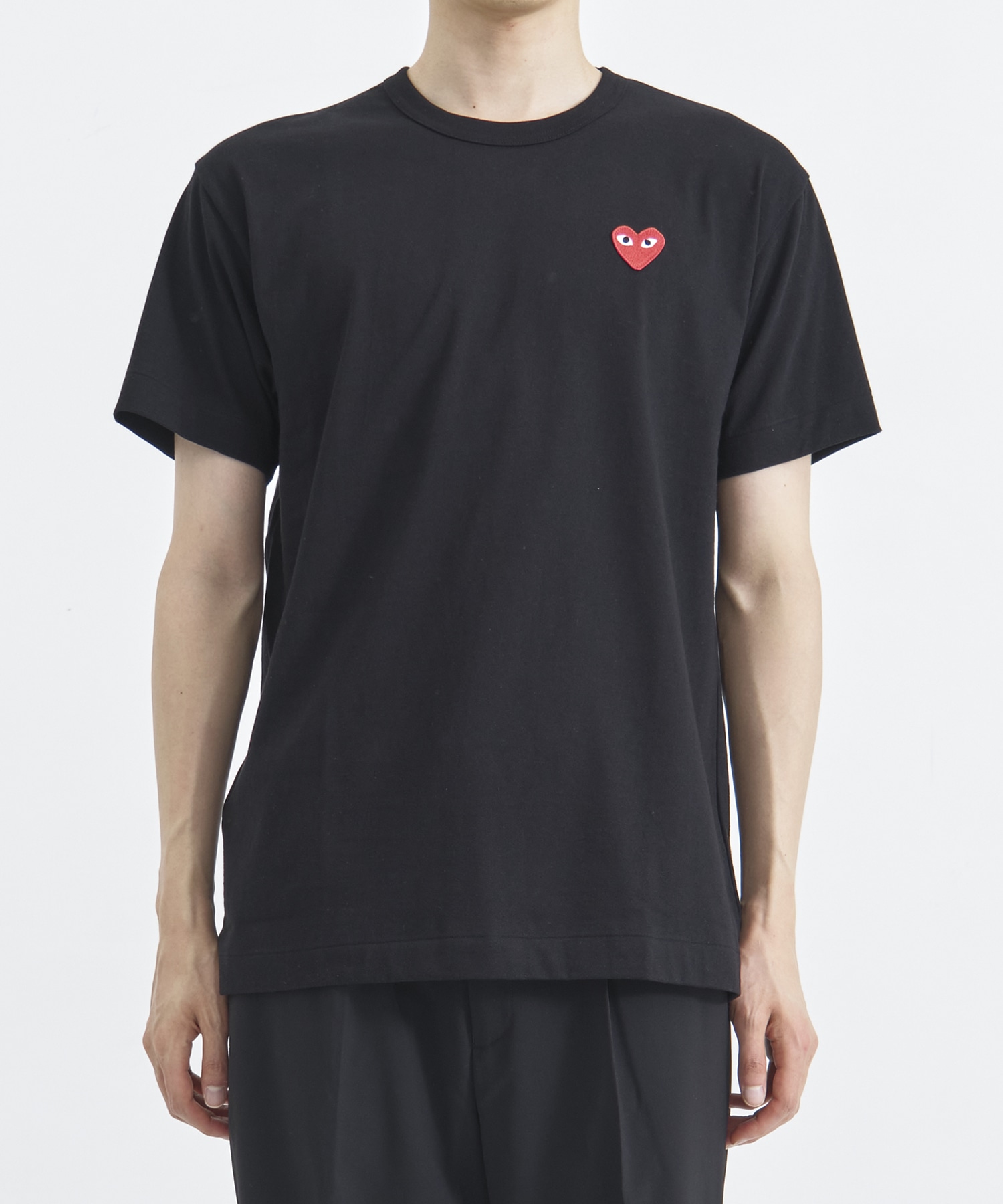 T-SHIRT RED EMBLEM RED HEART PLAY COMME des GARCONS