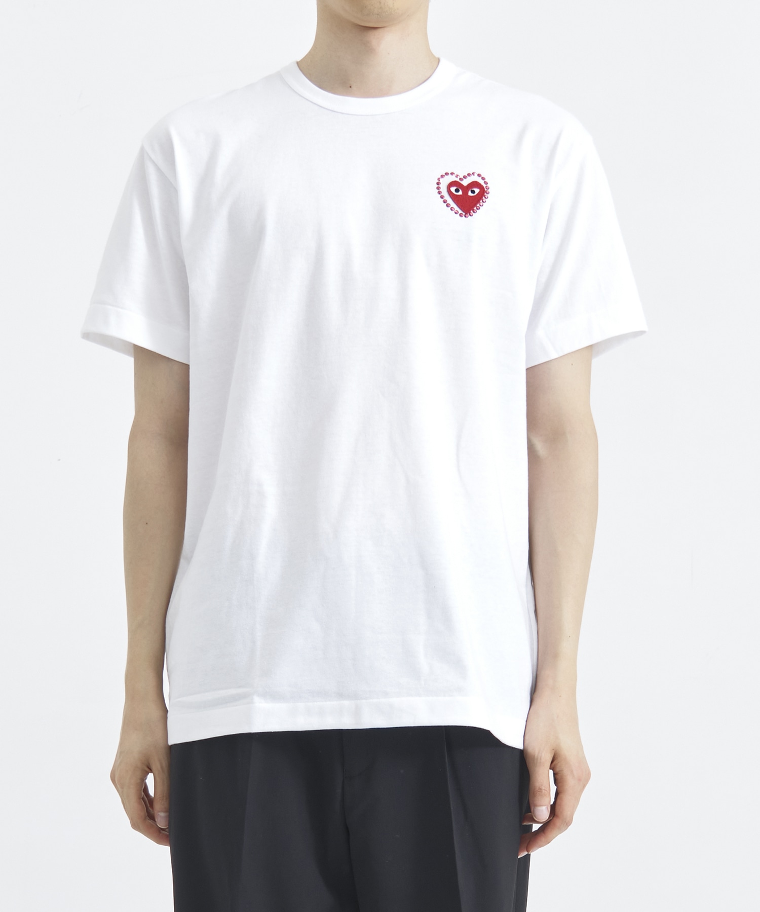 T-SHIRT METALSTONE METALSTONE HEART PLAY COMME des GARCONS