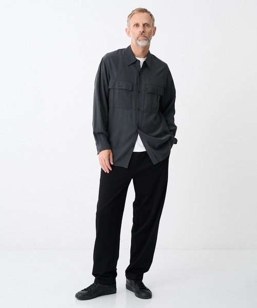 COTTON DOUBLE FACE LOUNGE TROUSERS ATTACHMENT