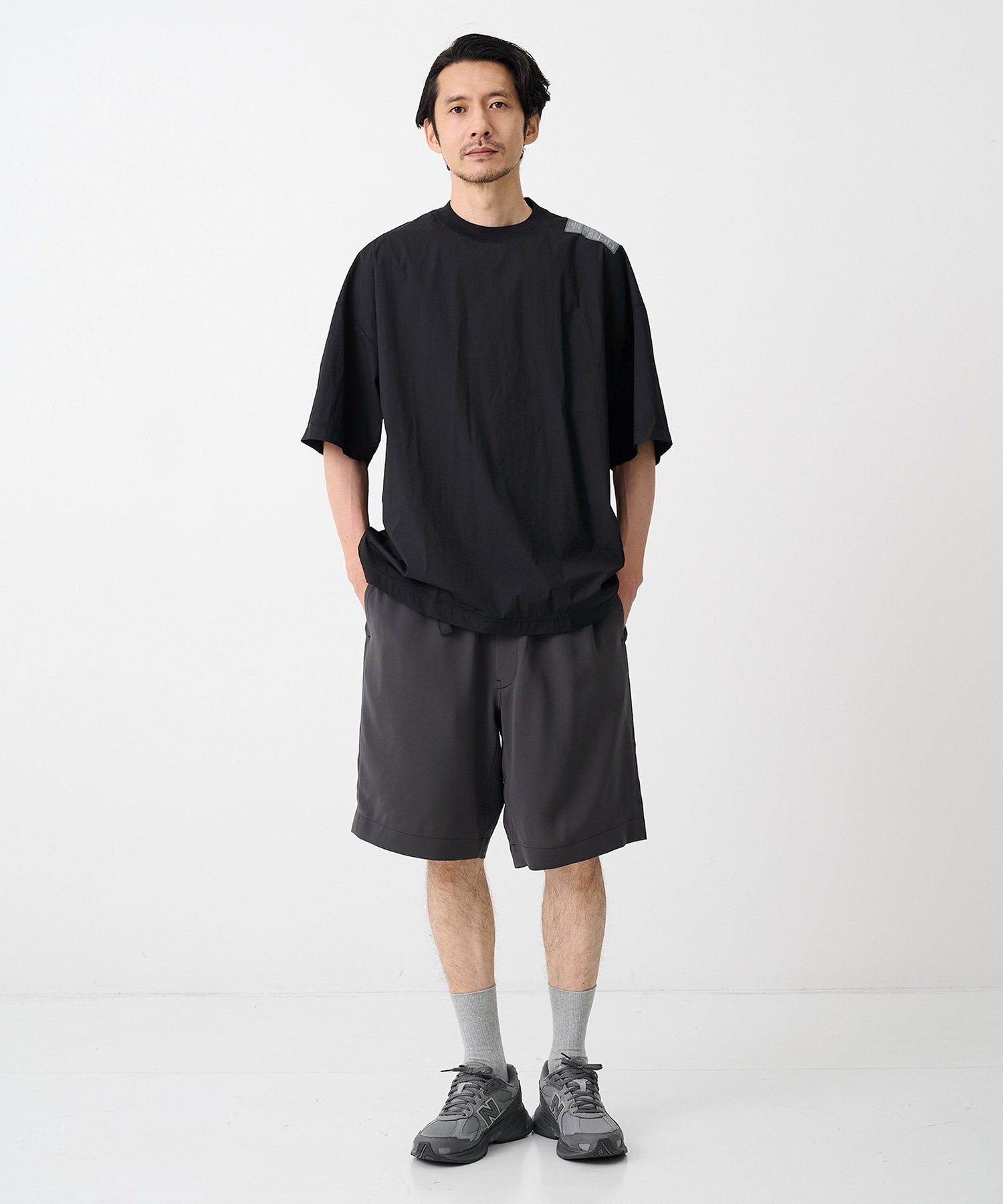 【エヌハリウッド】2261-CP54-011 WEBBING BELT HALF PANTS N.HOOLYWOOD