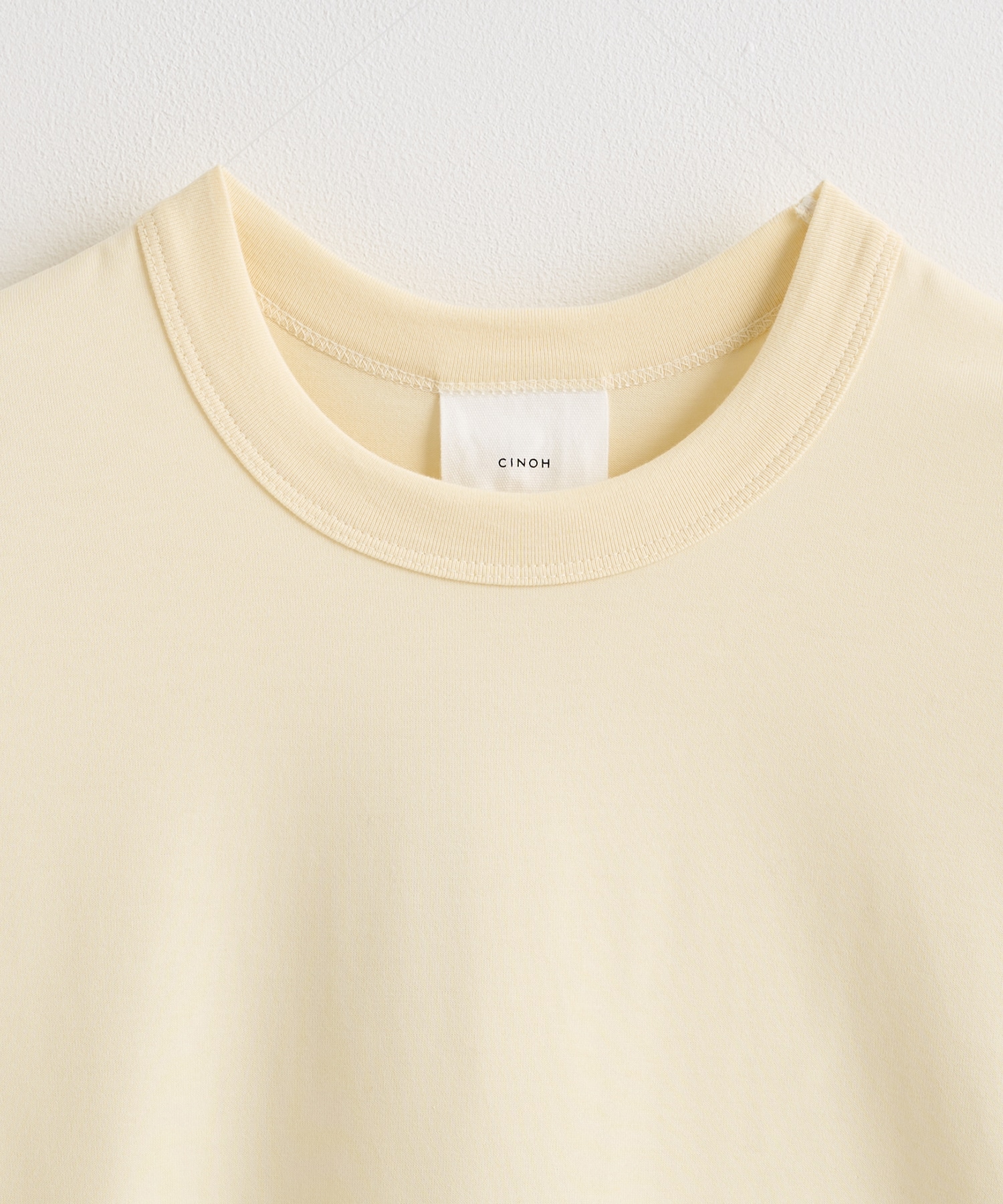 COTTON JERSEY LONG SLEEVE T-SHIRT CINOH
