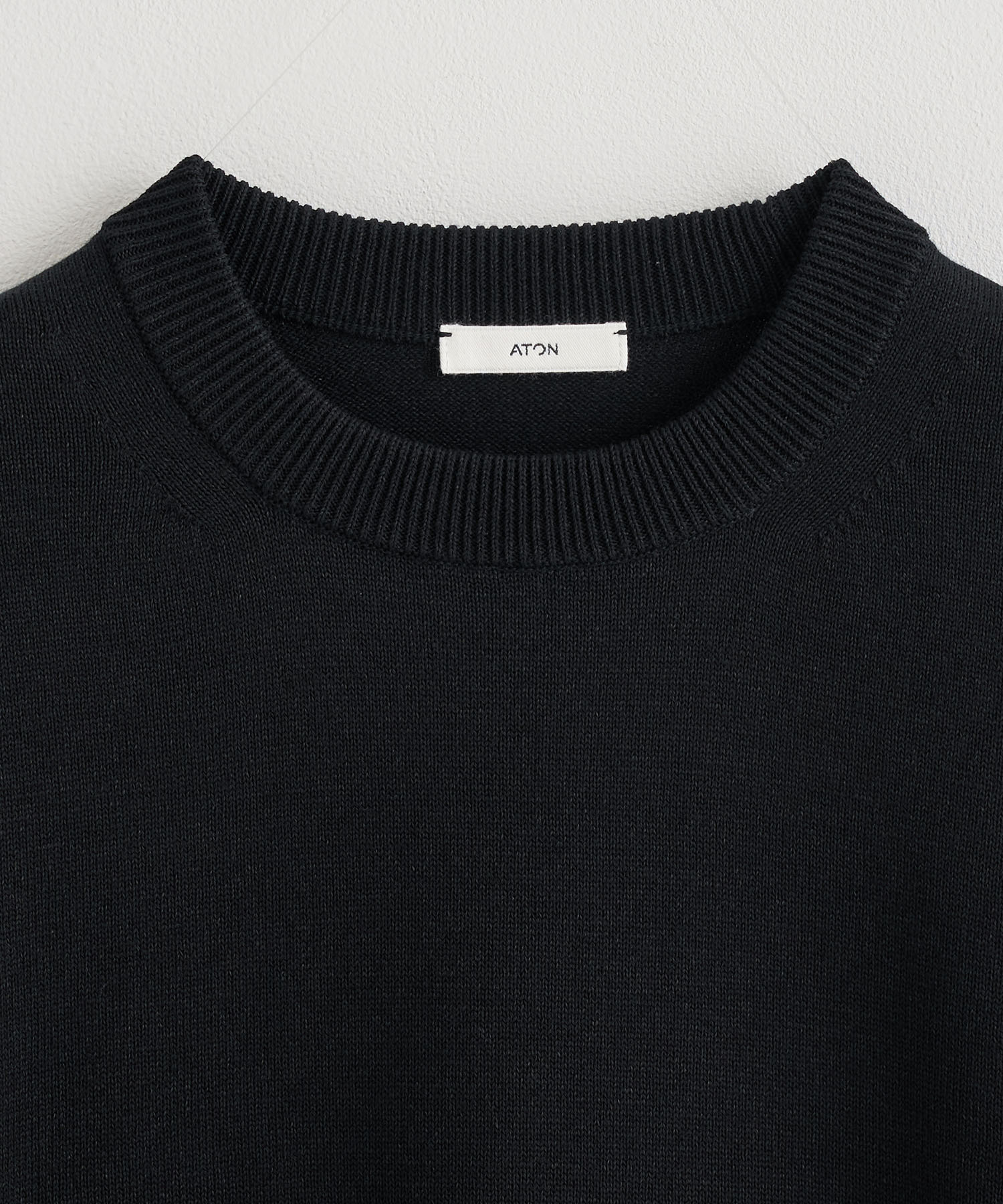 WOOL WASHI CREWNECK SWEATER ATON