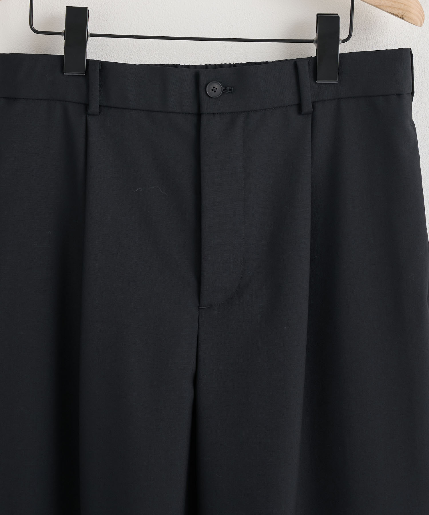 WOOL TORPICAL LOOSE FIT PANTS ATON