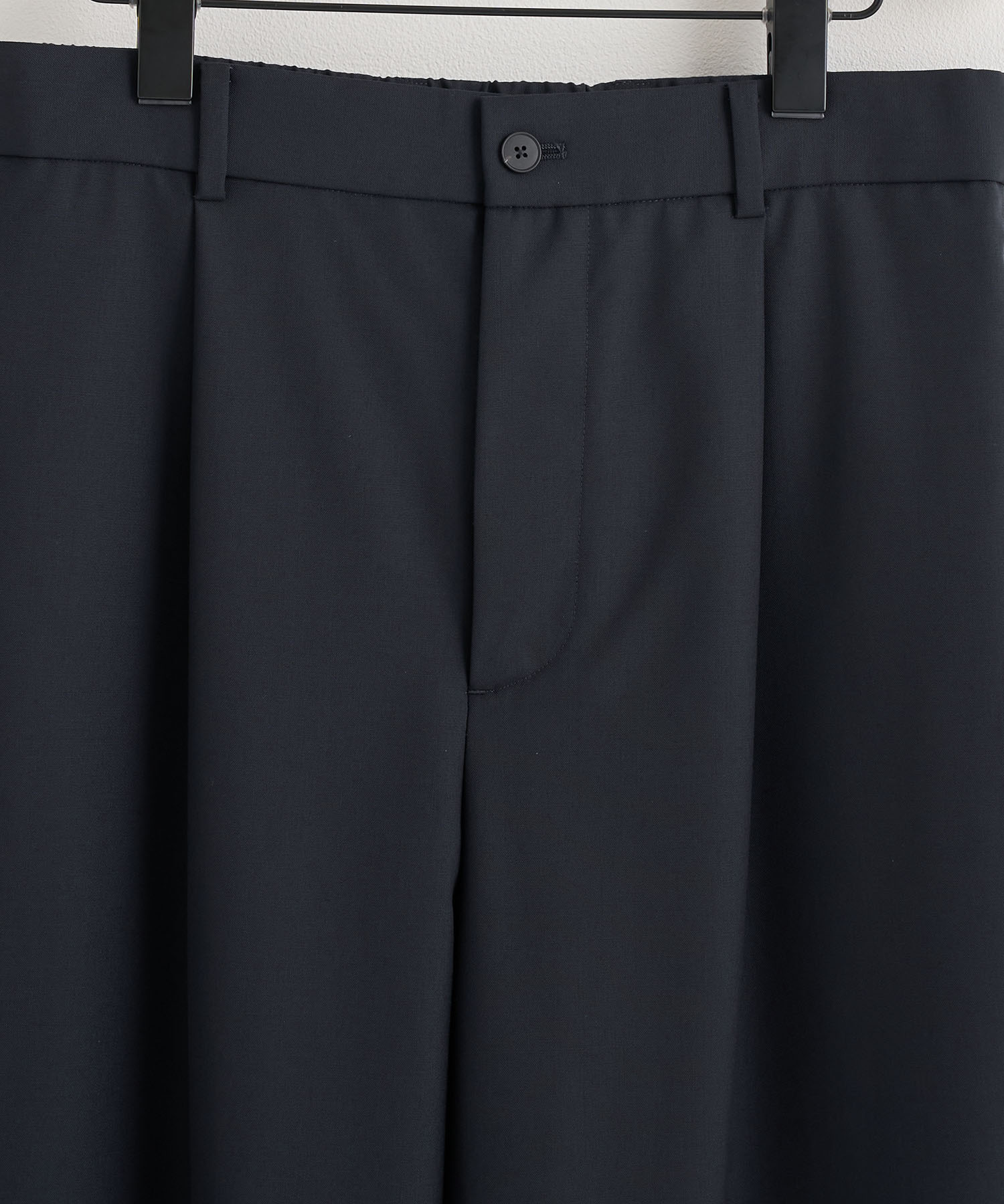 WOOL TORPICAL LOOSE FIT PANTS ATON