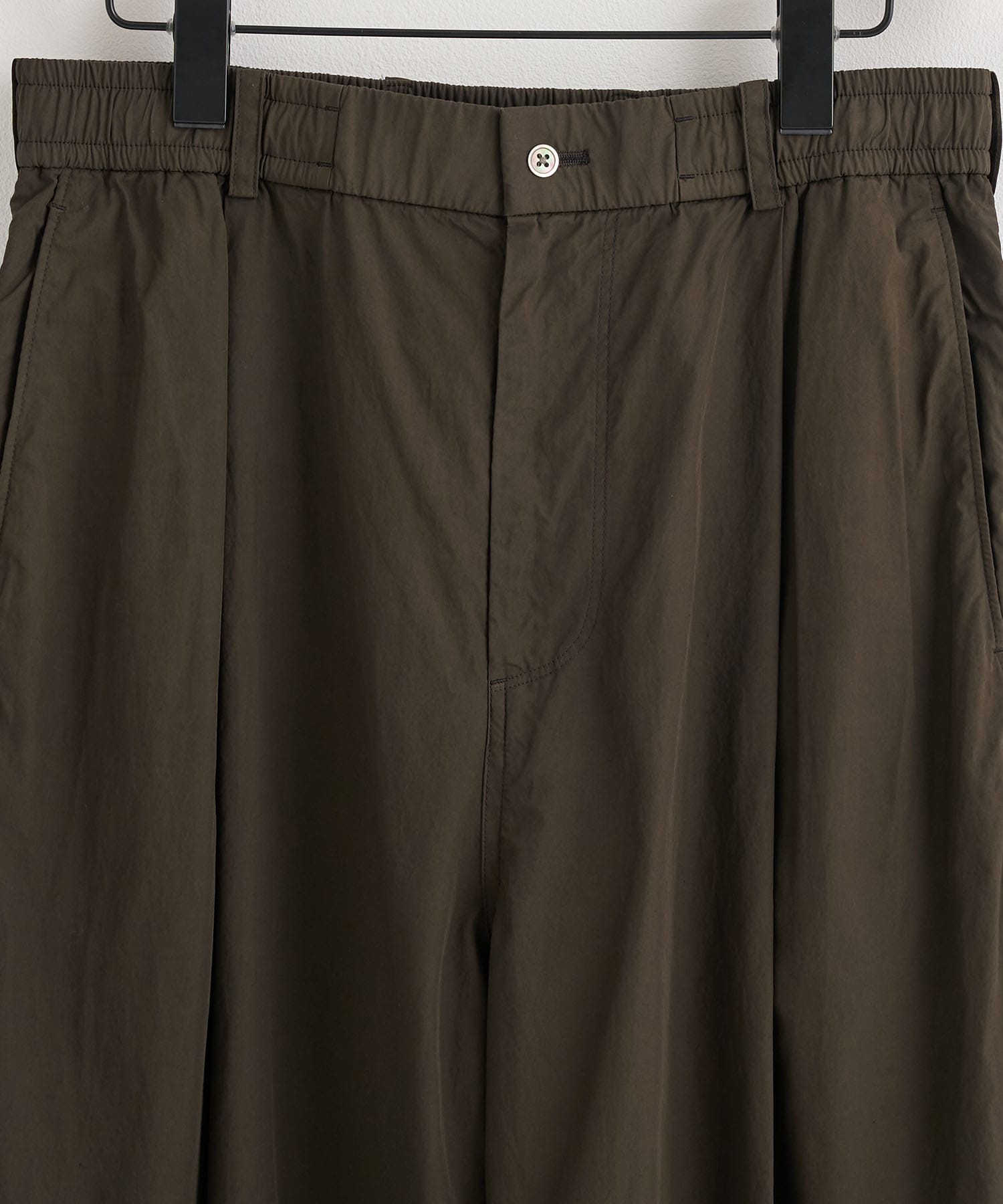 SHRINK COTTON LAWN LOOSE FIT PANTS ATON