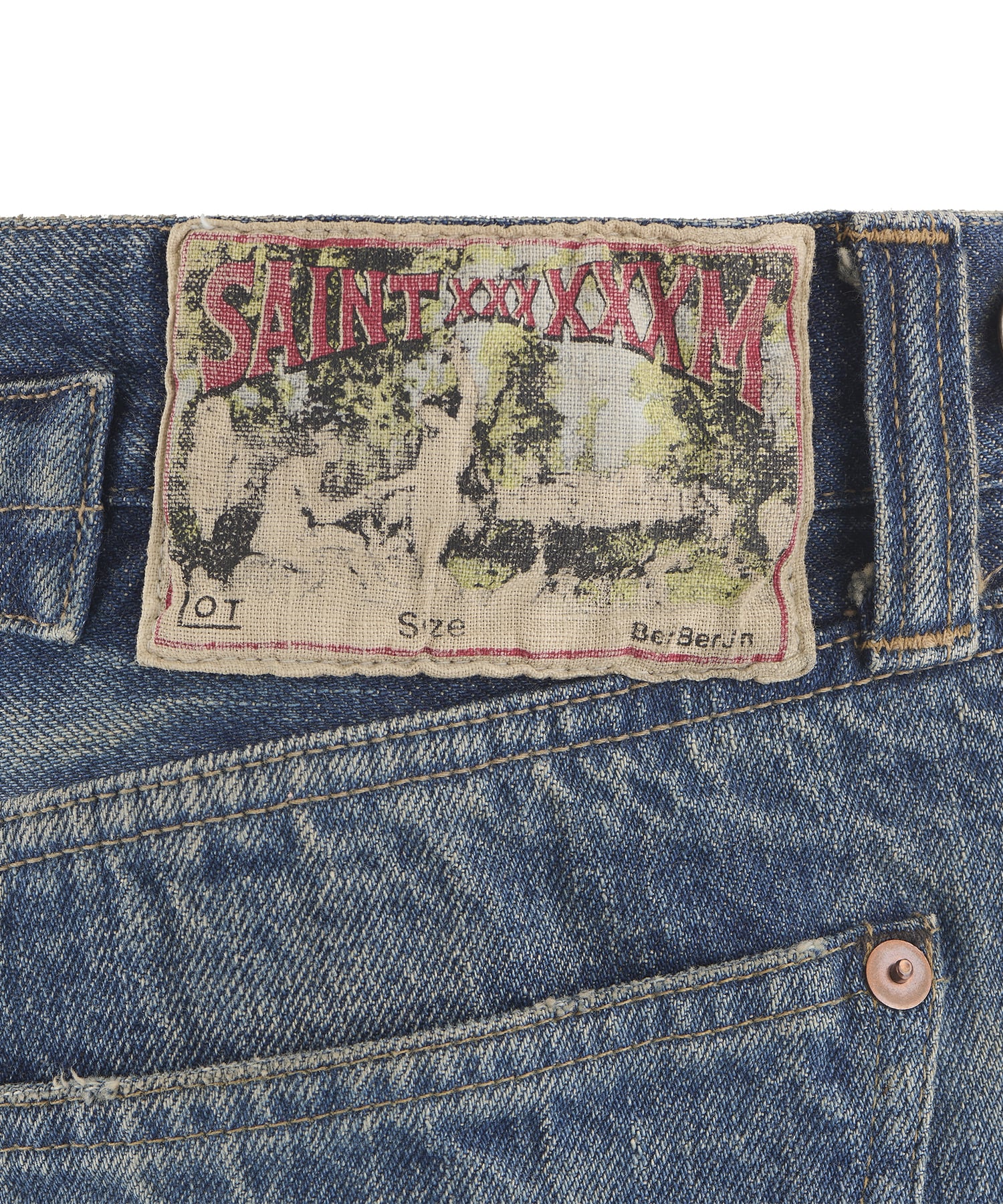 SM-HR1-0000-C60 BerBerJIn DENIM PANTS SAINT MXXXXXX