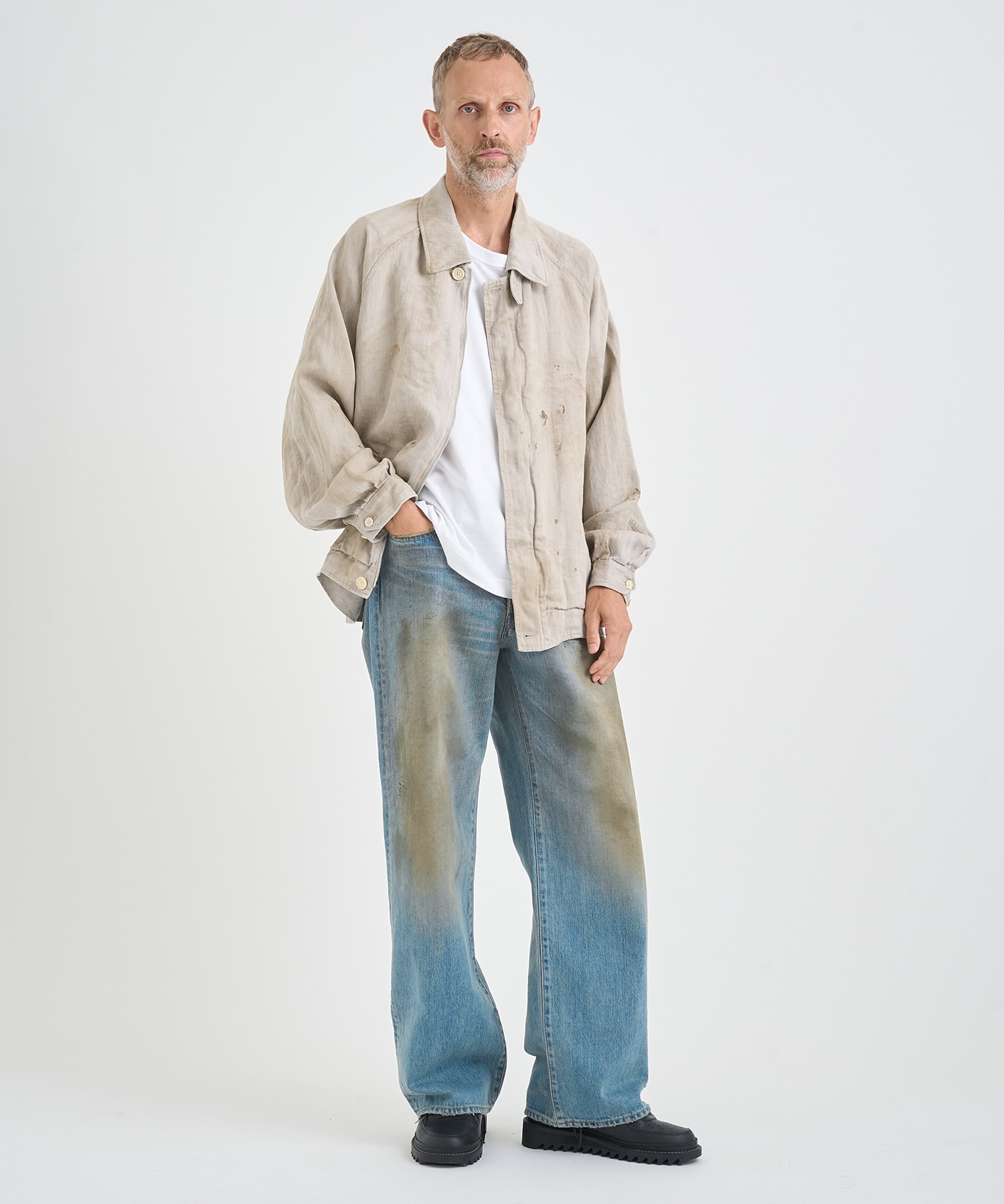 LOOSE DENIM JEANS ssstein