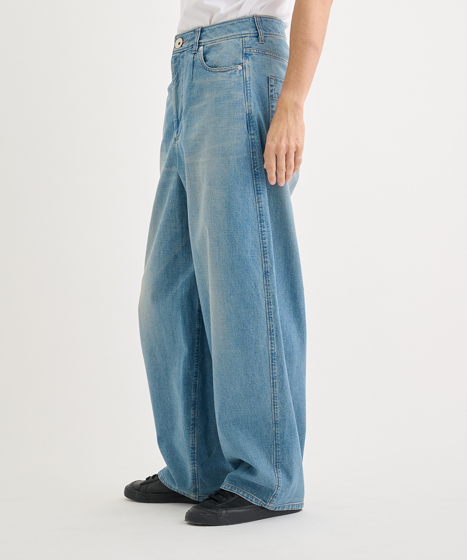 RERACS BARREL DENIM PANTS THE RERACS