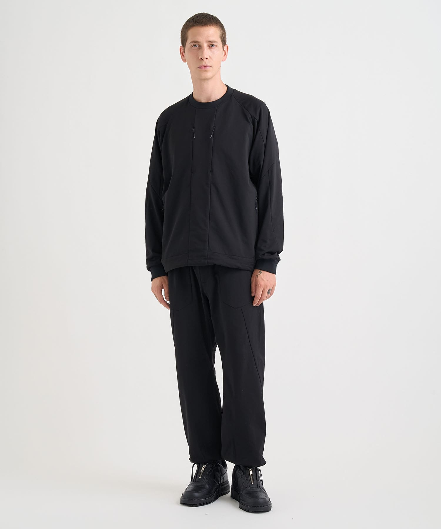 別注BLK SUPER LIGHT SWEAT PANTS White Mountaineering
