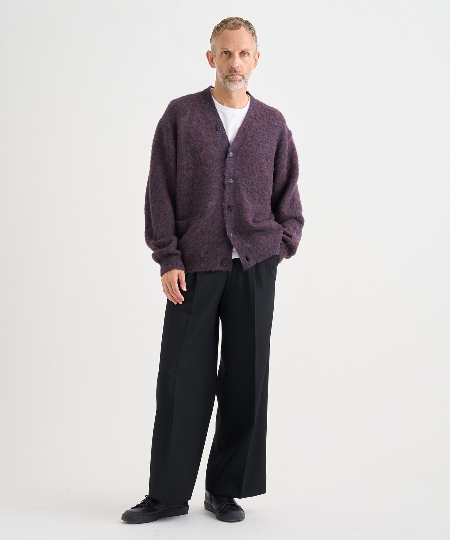 3pleated Wide-leg Trousers | yoke