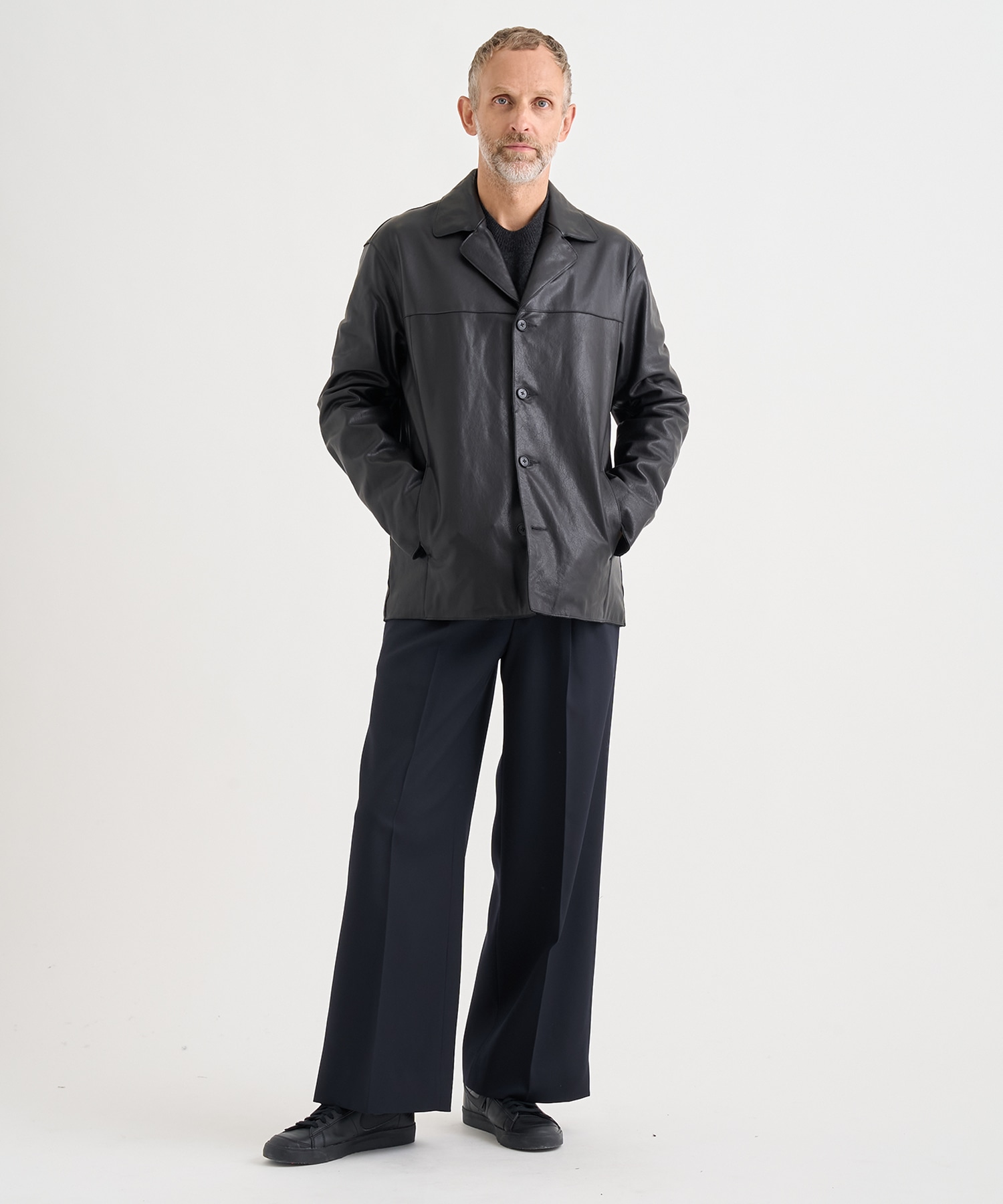 3pleated Wide-leg Trousers YOKE