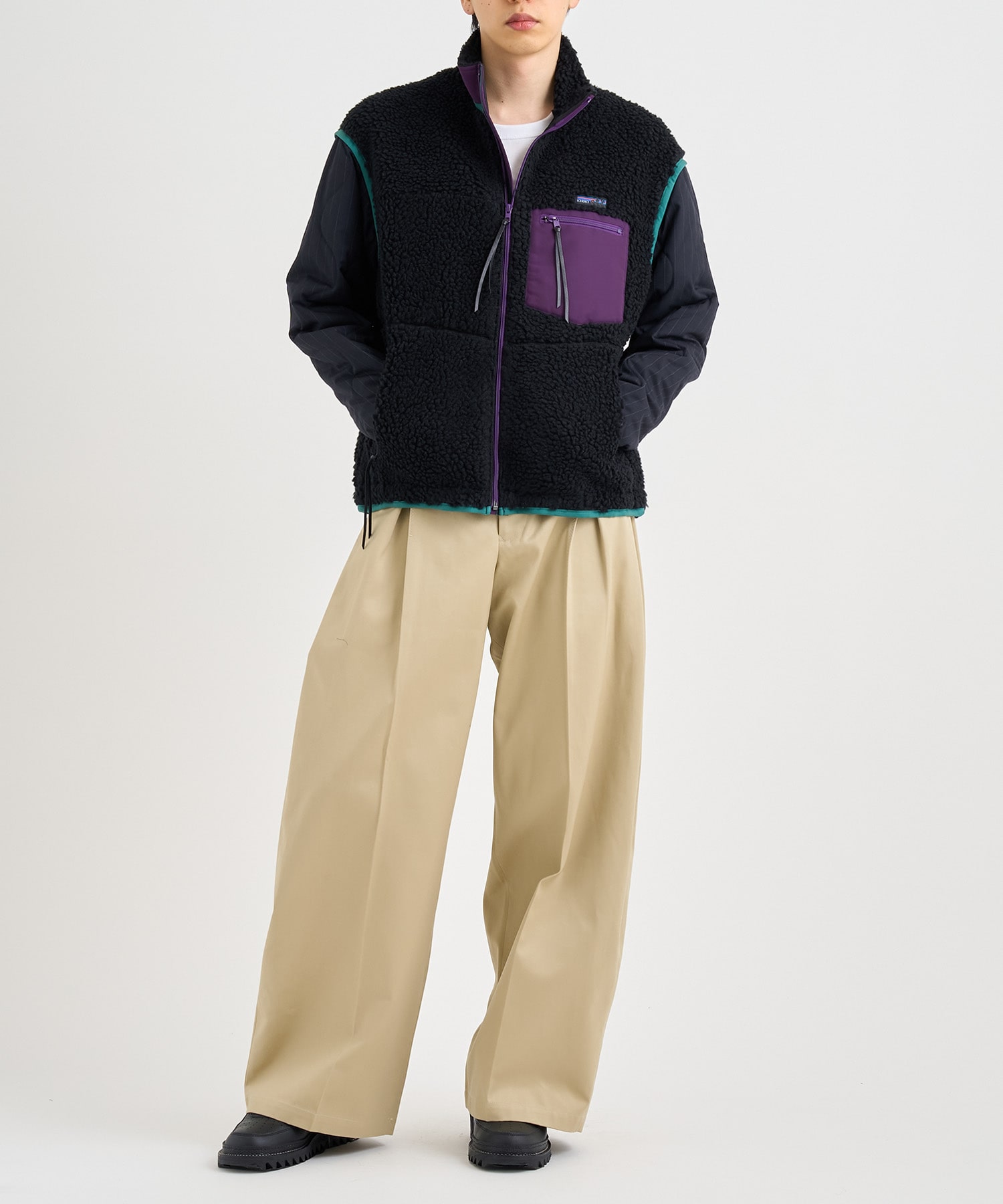 Freece-texture jacket 