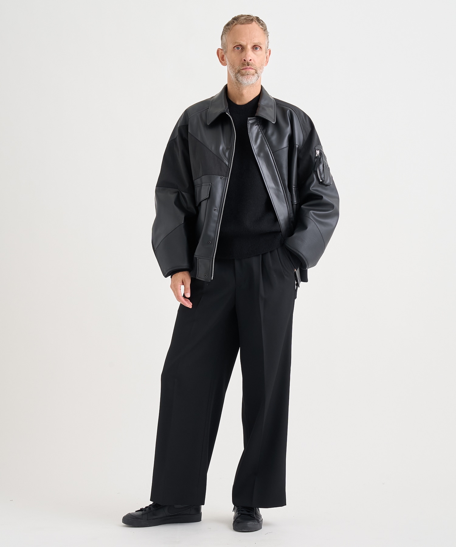 HP-J011-051 LEATHER JACKET COMME des GARCONS HOMME