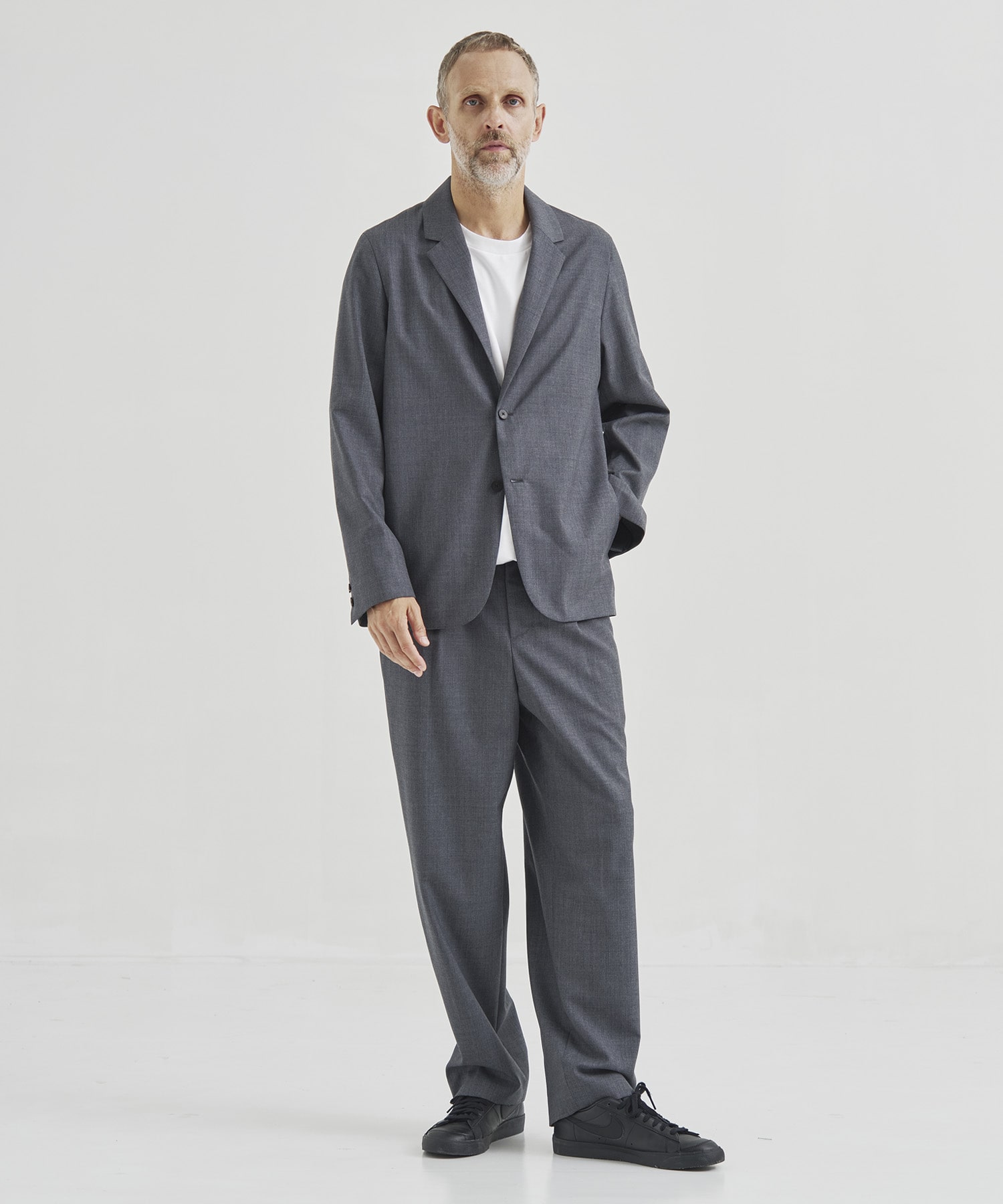 WOOL TORPICAL TAILORED JACKET ATON