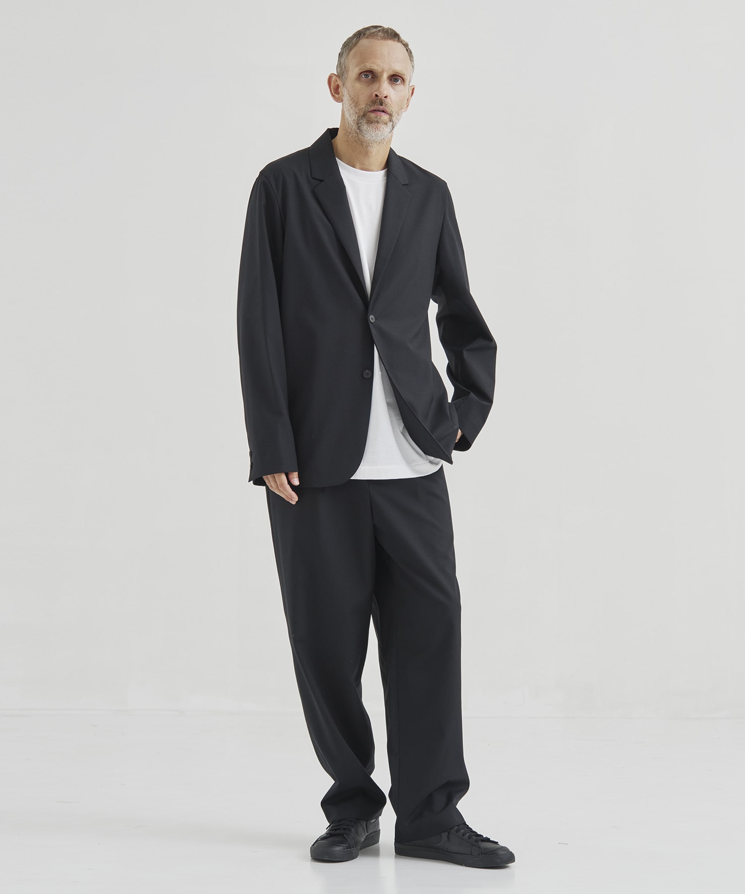 WOOL TORPICAL TAILORED JACKET ATON