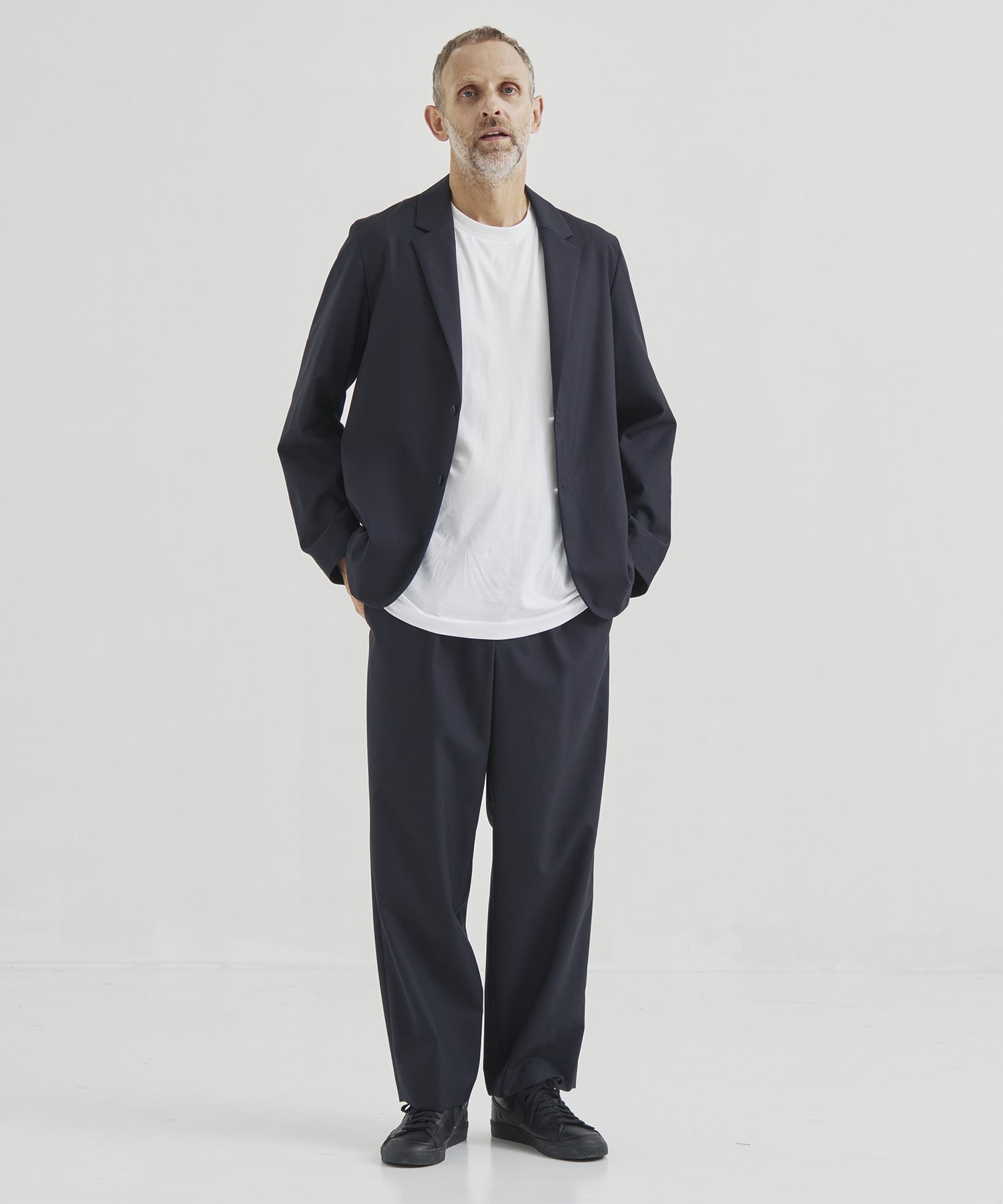 WOOL TORPICAL TAILORED JACKET ATON