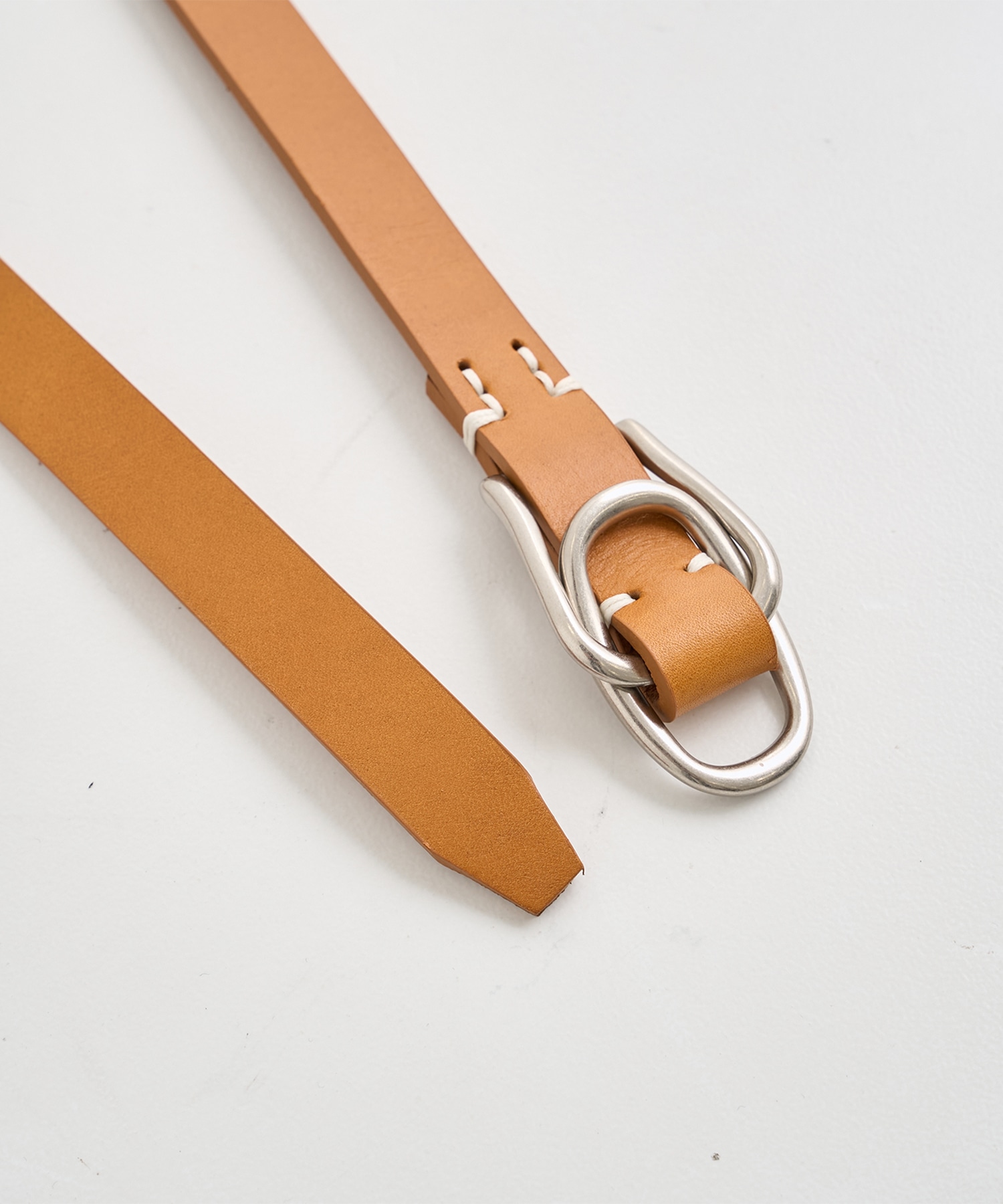 Double Buckel Leather Belt YOKE