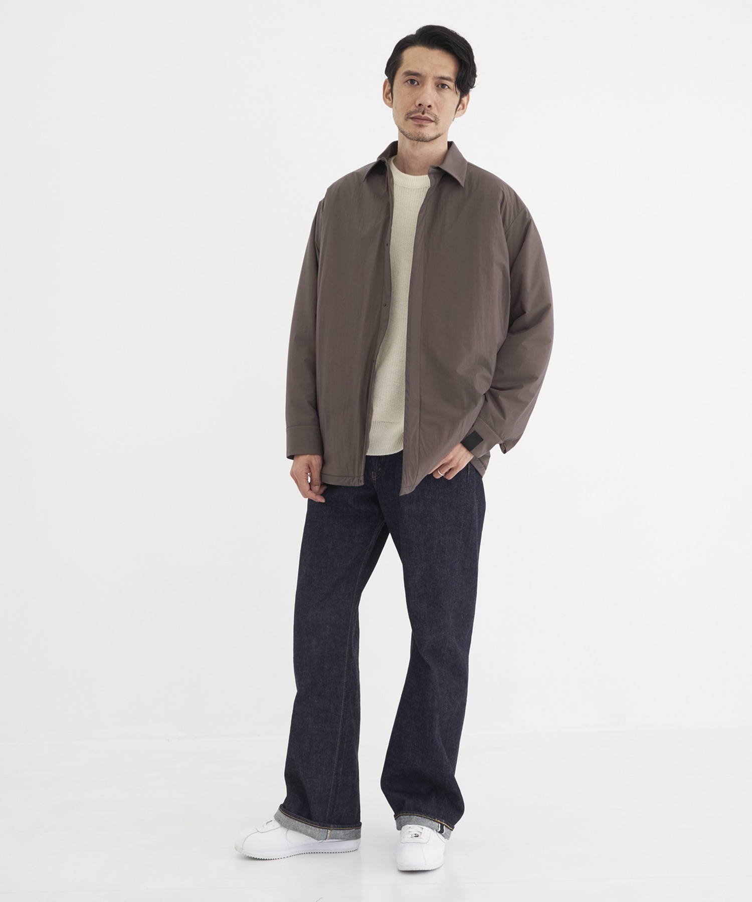 2252-BL20-003 PADDED OVERSHIRT N.HOOLYWOOD