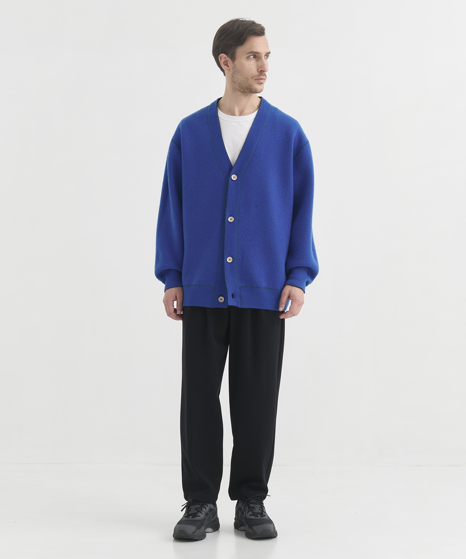 【MENS】CASHMERE REVERSIBLE CARDIGAN CASHMERE CASHMERE