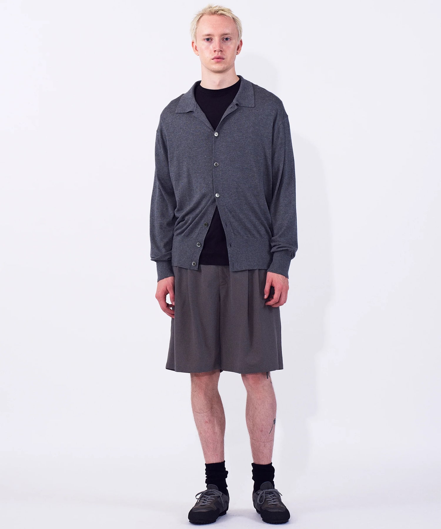 Silk Cashmere Knit Shirt YOKE