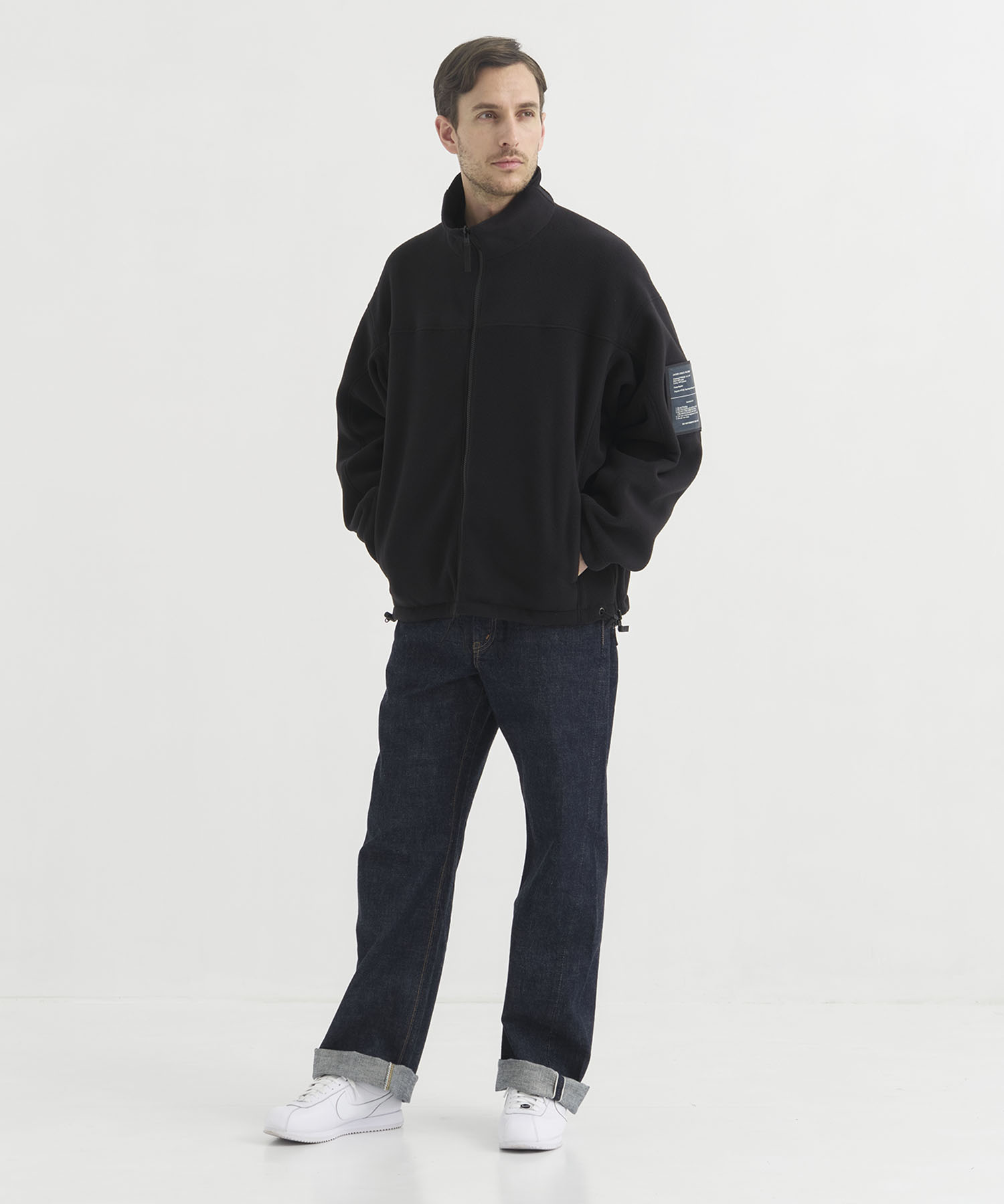 ×WILD THINGS 9252-BL01-003 REVERSIBLE OVERSHIRT N.HOOLYWOOD