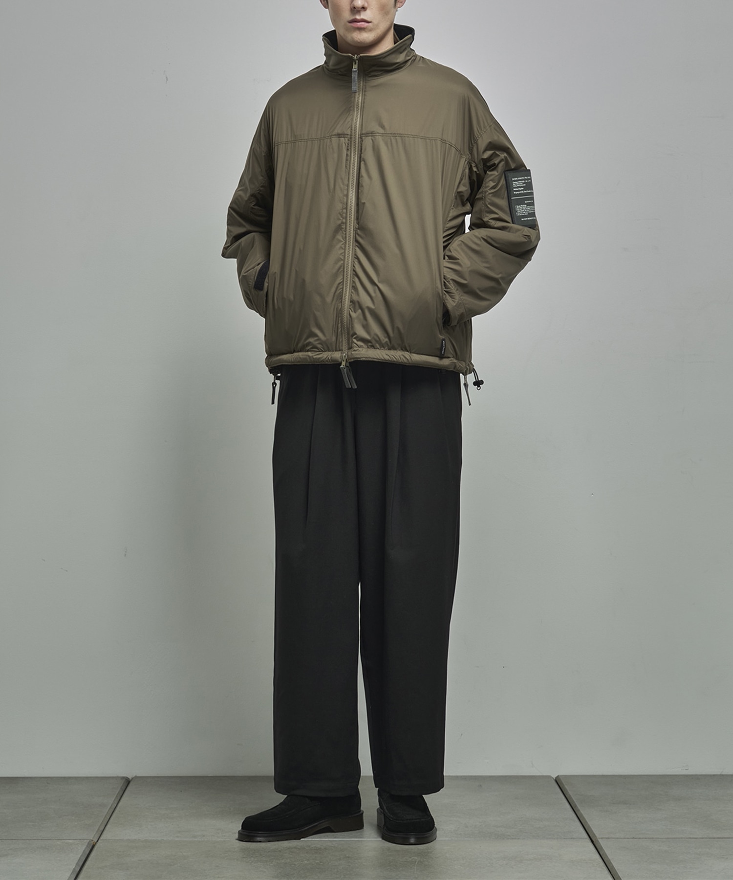 ×WILD THINGS 9252-BL01-003 REVERSIBLE OVERSHIRT N.HOOLYWOOD