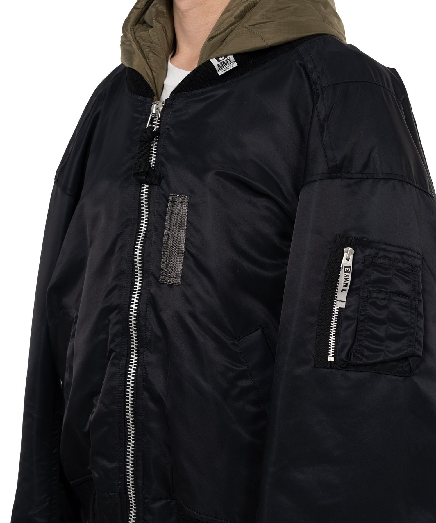HOODED BOMBER JACKET Maison MIHARA YASUHIRO