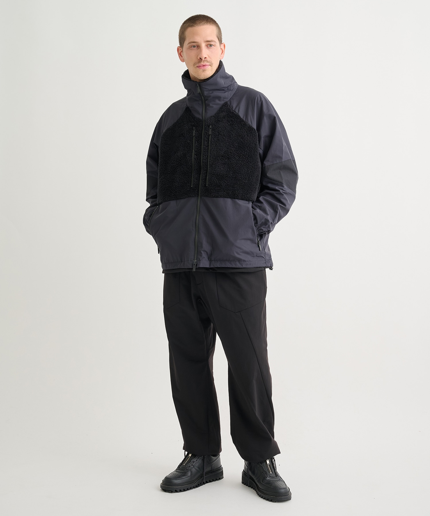 別注BLK FLEECE BLOUSON White Mountaineering