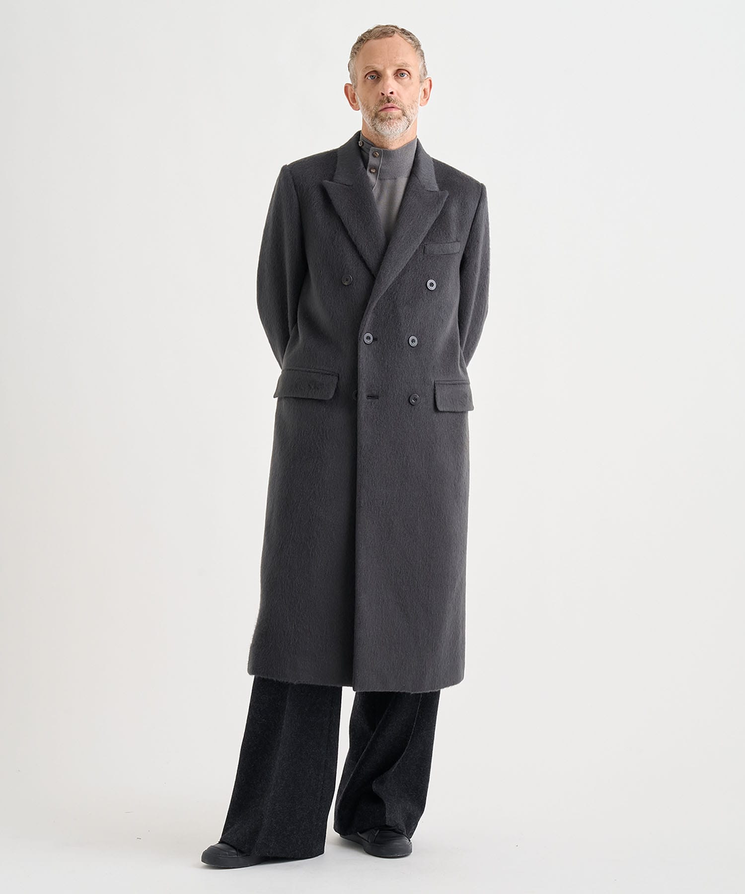 DOUBLE-BREASTED CHESTER COAT IRENISA