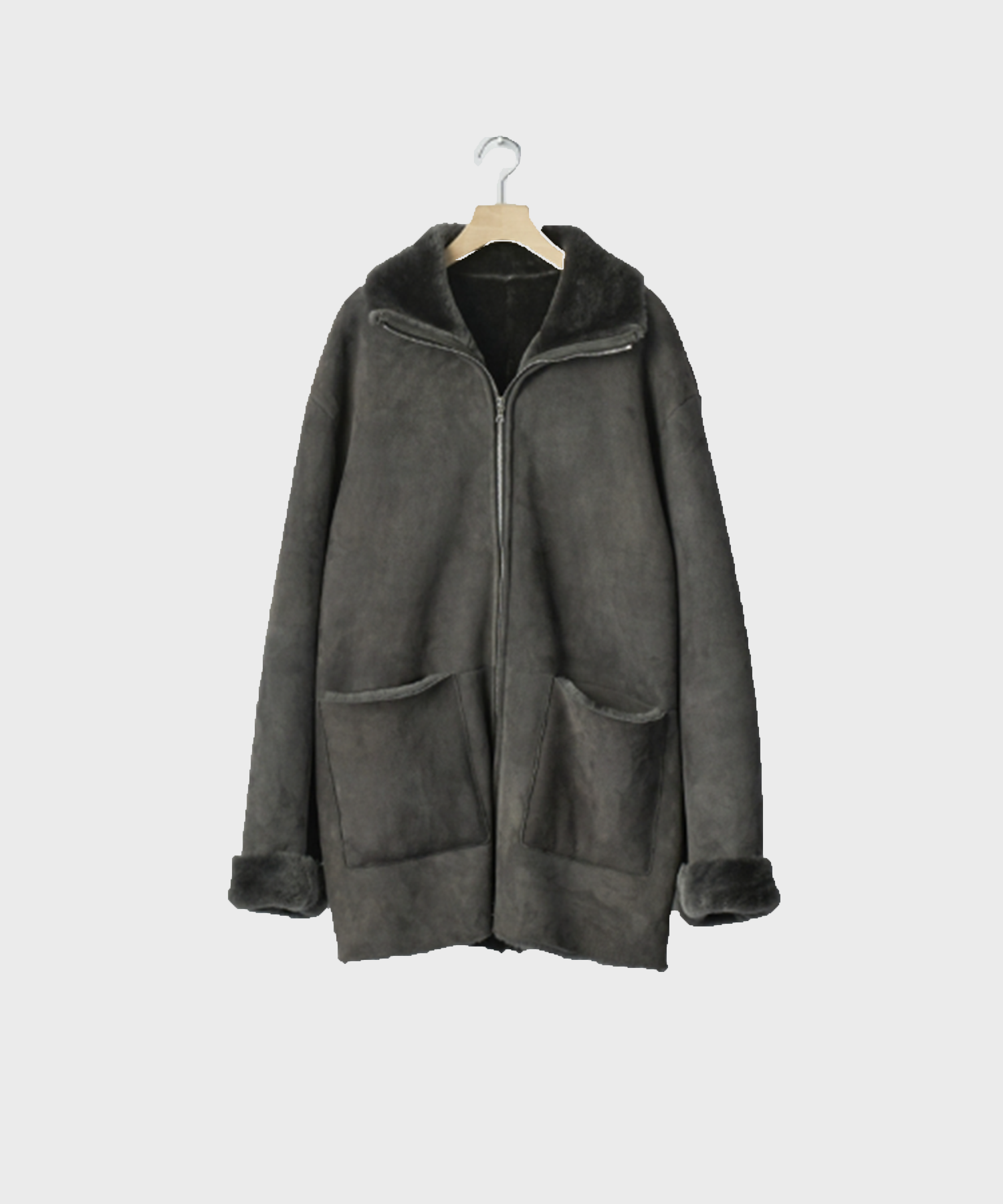 CUT-OFF MOUTON JACKET ssstein