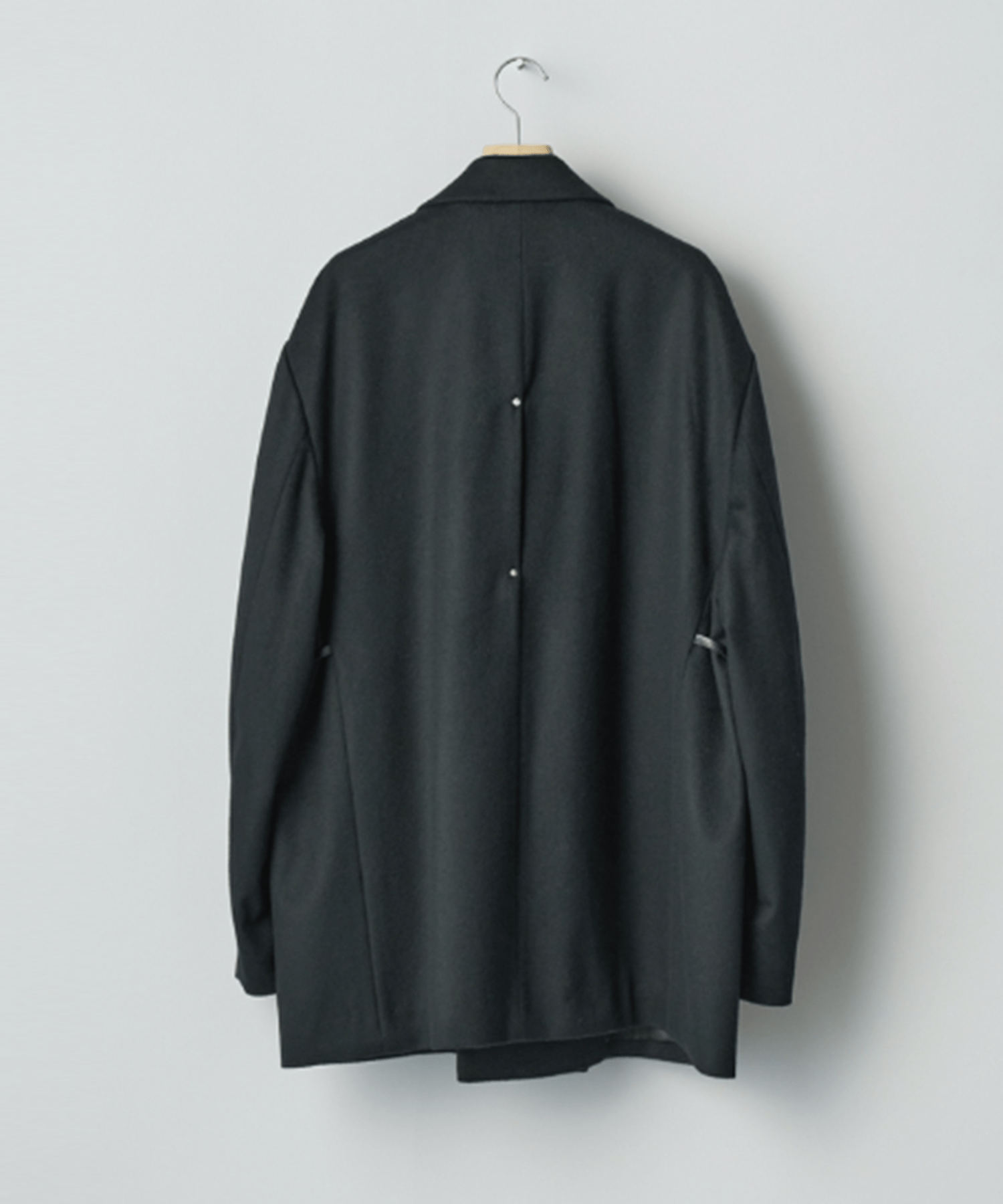 W/CA BEAVER BACK SLASH PEAK LAPEL JACKET ssstein