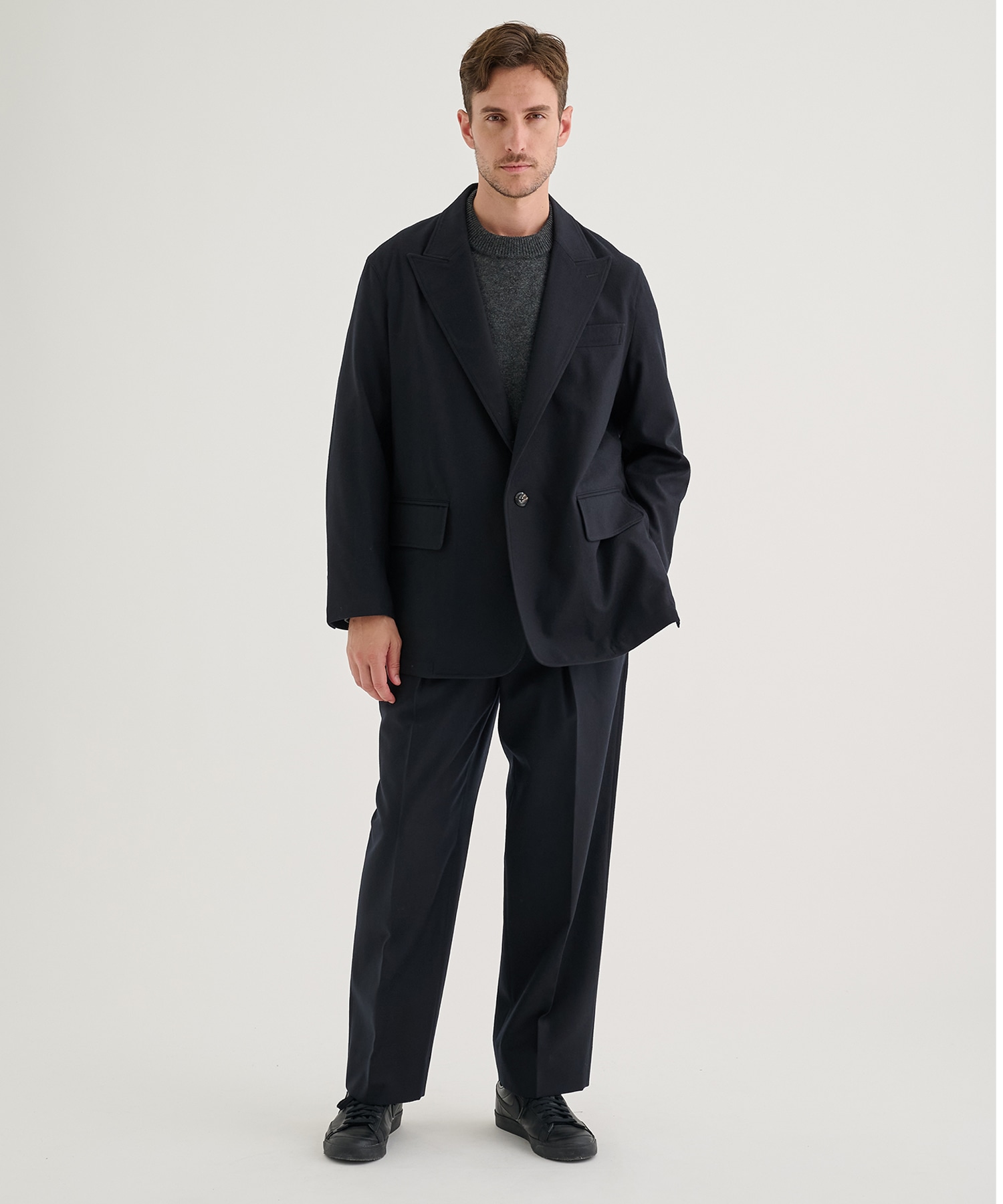 THE PEAKED LAPEL EASY JACKET THE RERACS
