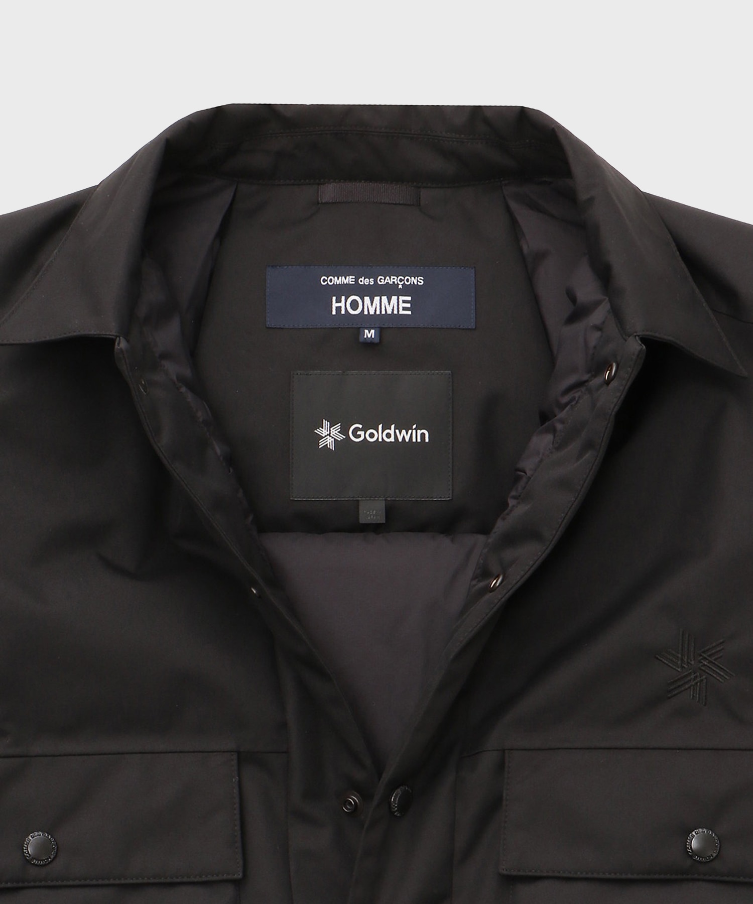 HP-J029-051 ×GOLDWIN GORE-TEX DOWN SHIRT JACKET COMME des GARCONS HOMME