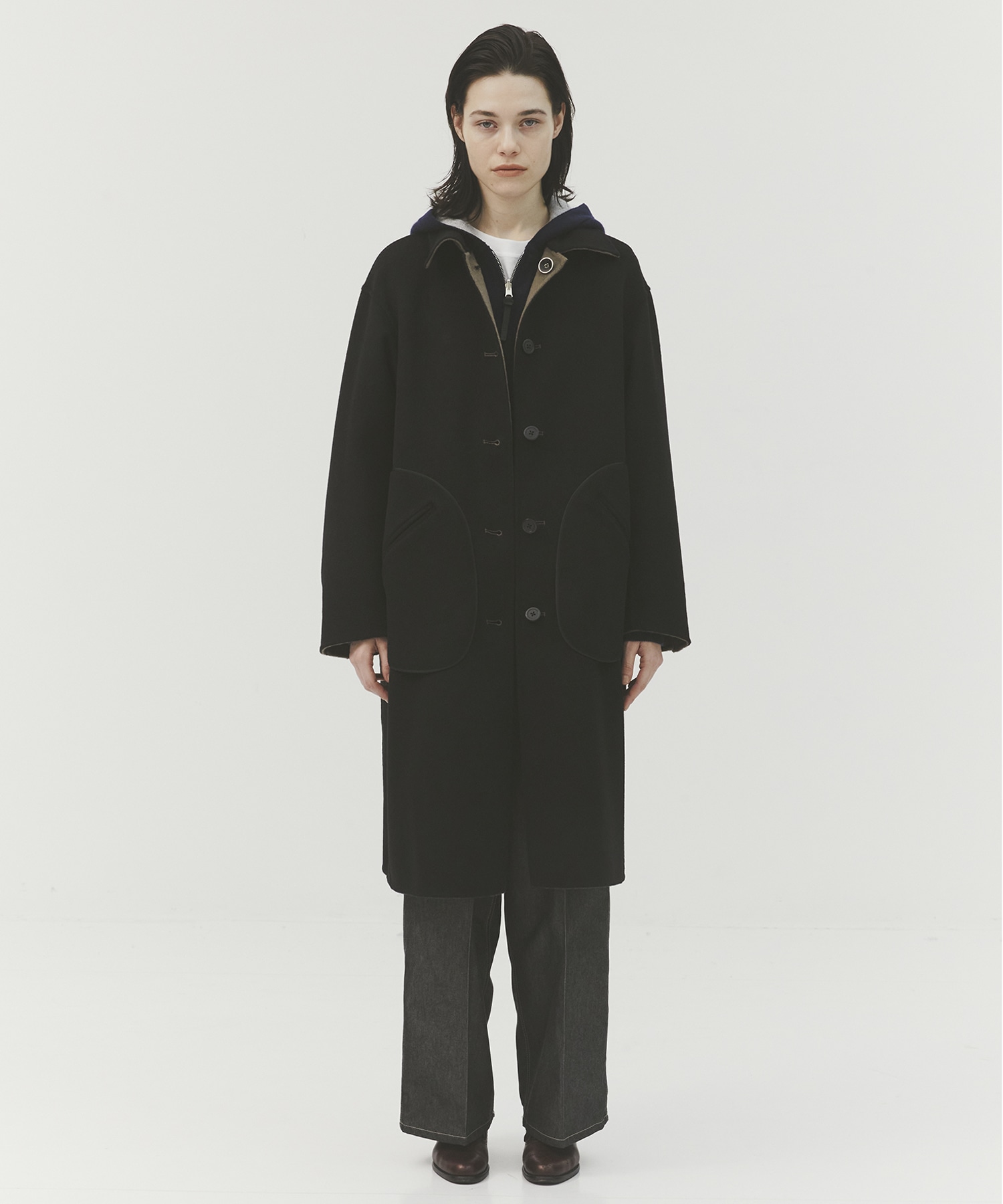 CASHMERE REVERSIBLE OVER COAT 