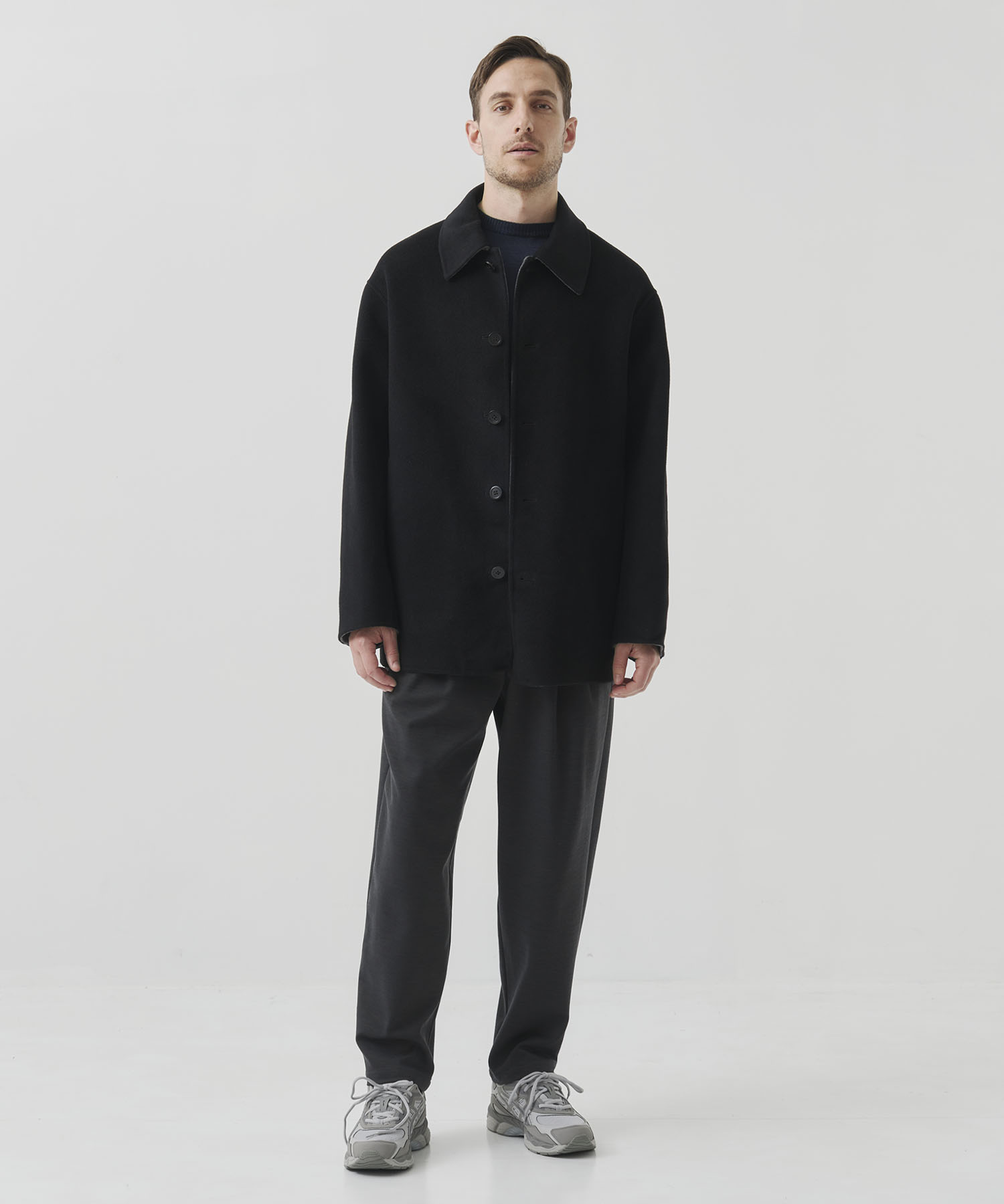 CASHMERE/SILK/WOOL SHORT COAT CASHMERE CASHMERE