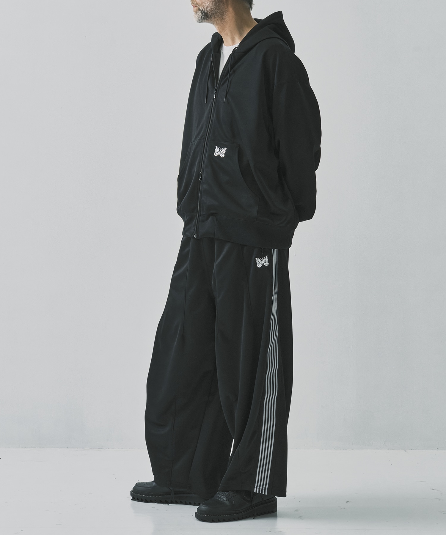 別注Zipped Work Hoody - Poly Smooth NEEDLES